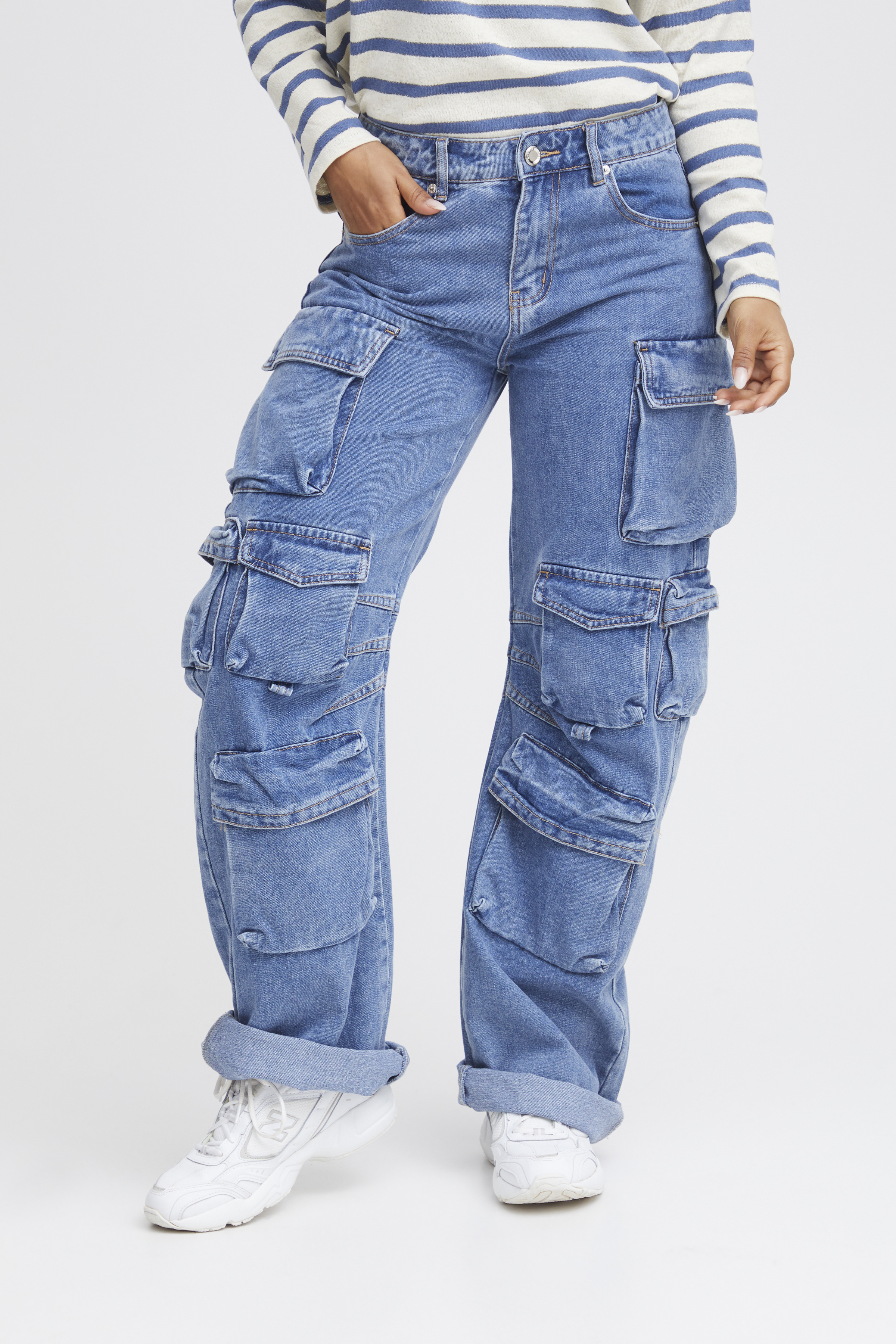 Sorbet SBLAN Broek - Blauw - grootte XL vor Vrouwen