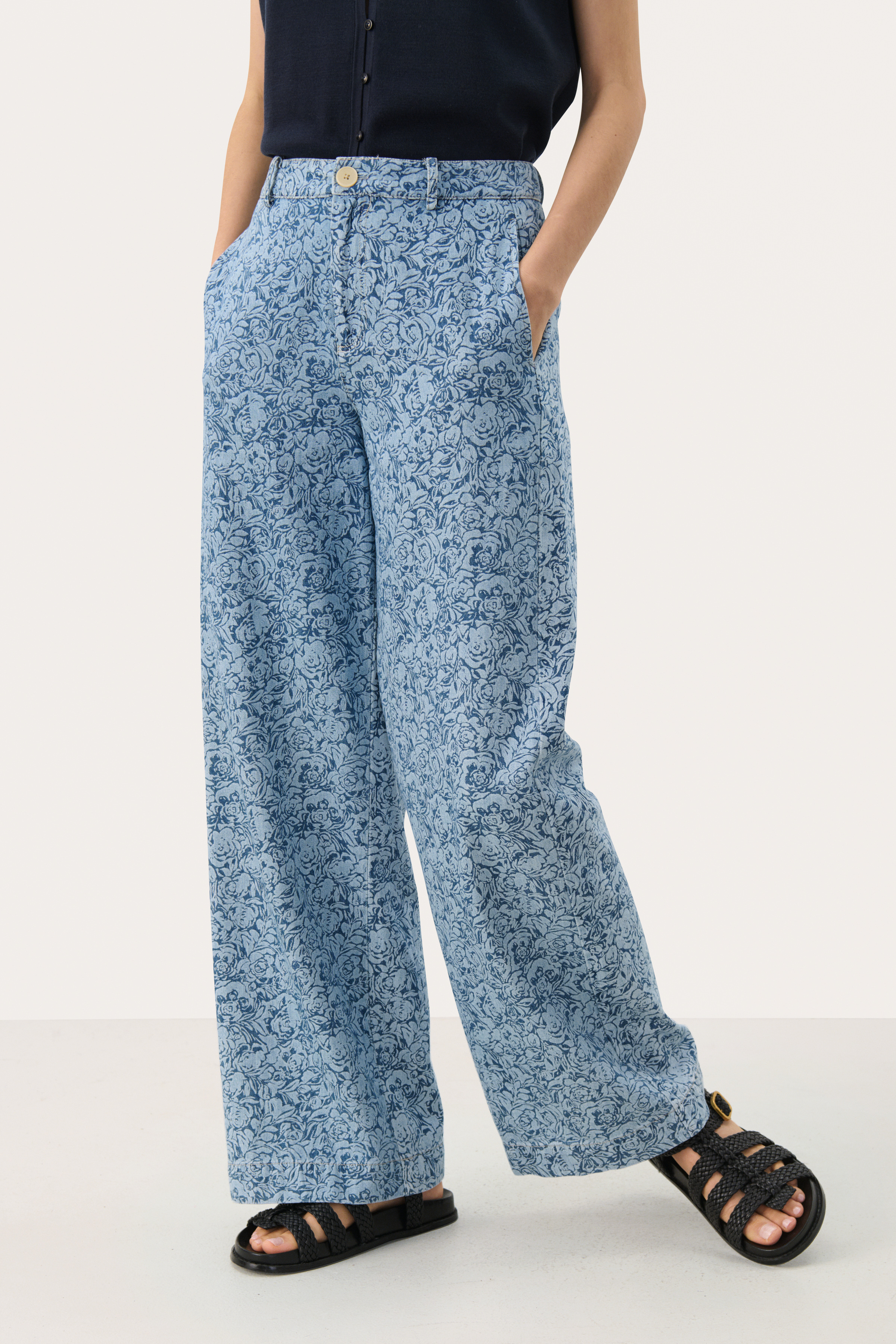 Part Two CoraliePW Broek - Blauw - grootte 38 vor Vrouwen