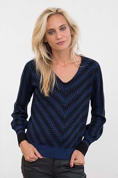 Donkerblauw/zwart