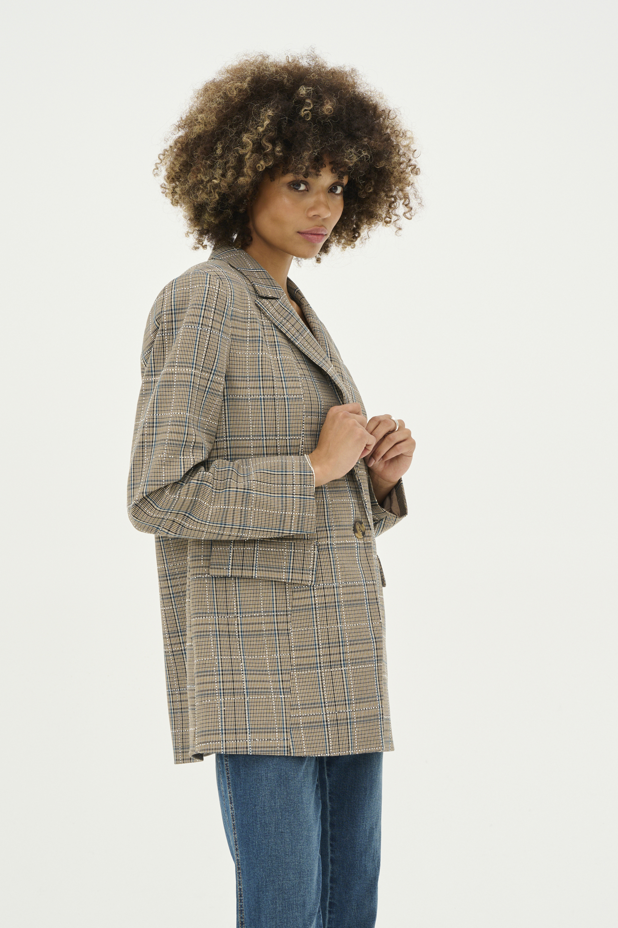 Culture CUcatriona Blazer i størrelse 46 i Beige til Damer
