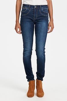 Dunkel denimblau