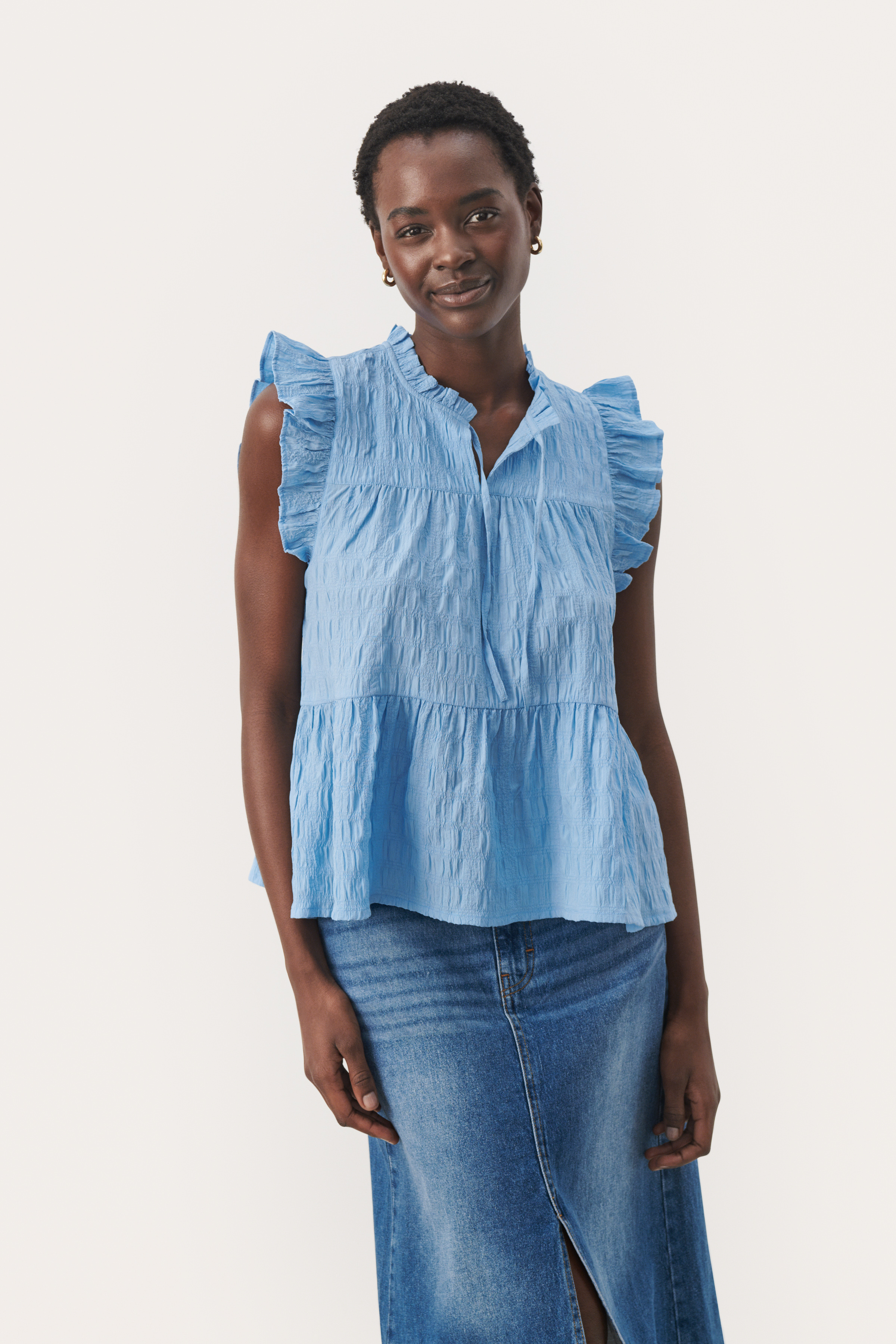 Part Two GimalinePW Top - Blauw - grootte 34 vor Vrouwen