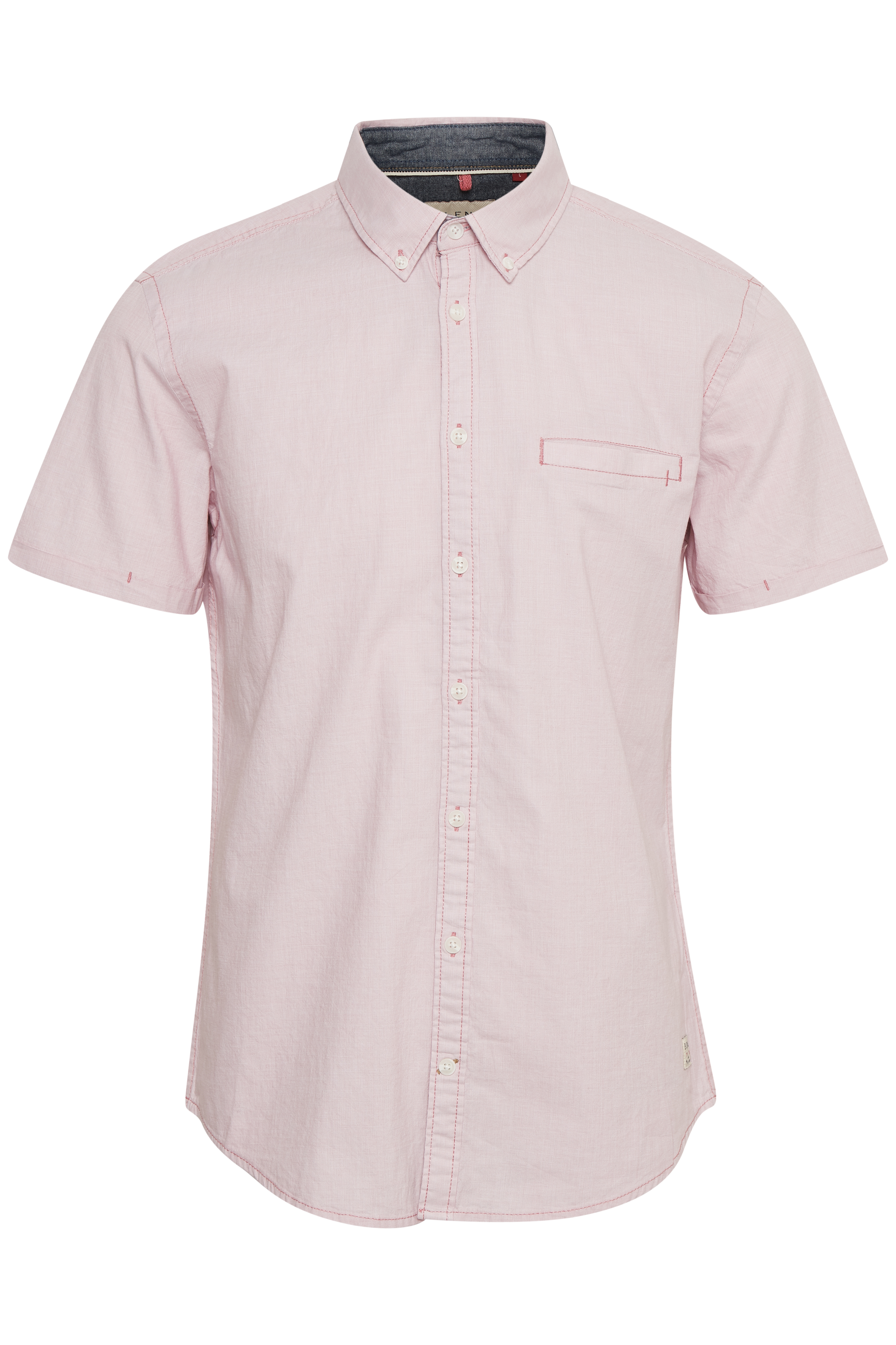 Blend He Herre Kortærmet skjorte - Dusty Rose Red Billede af Blend He Herre Kortærmet skjorte - Dusty Rose Red