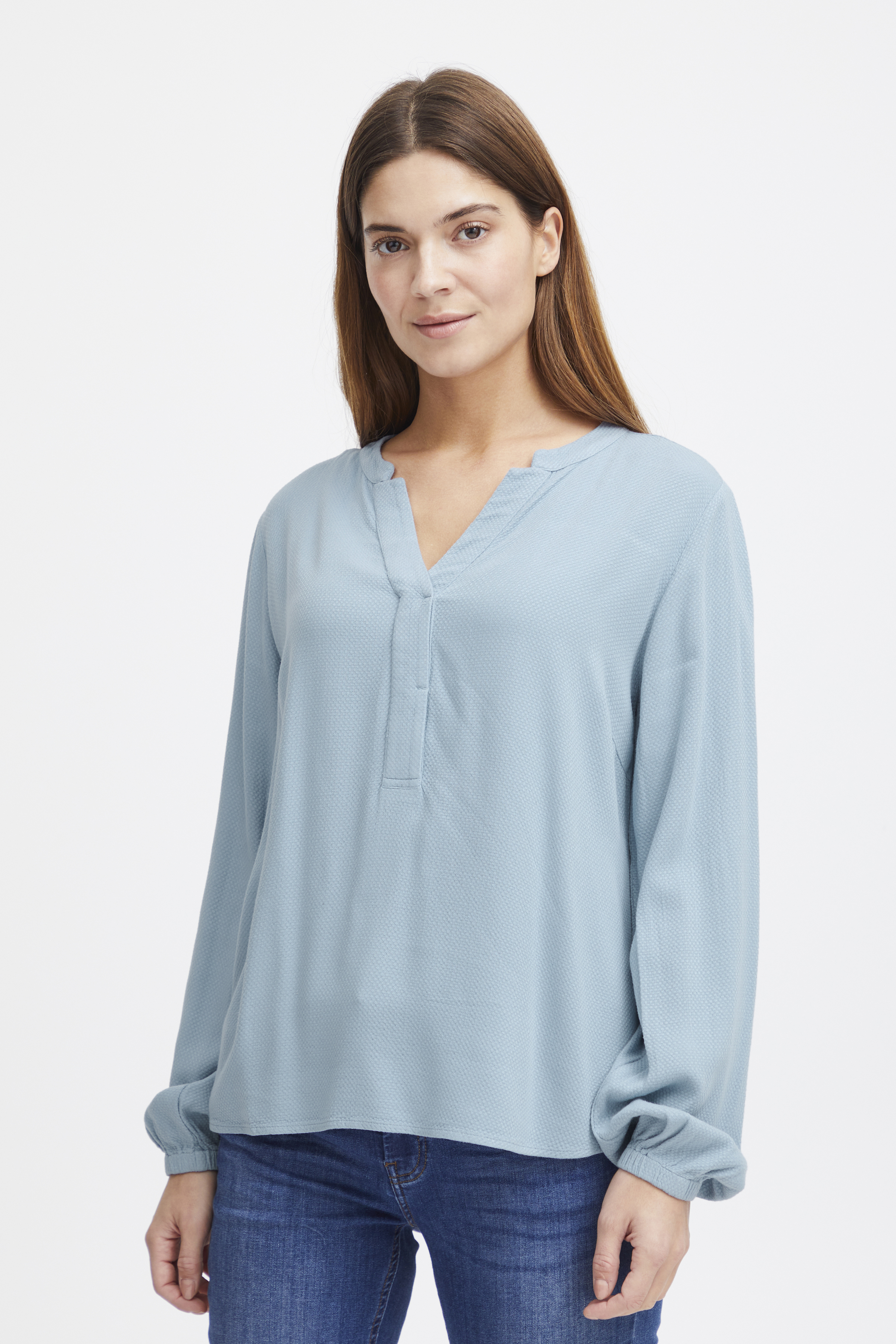 Fransa FRHAIDA Bluse - Blå - Str M - Damer