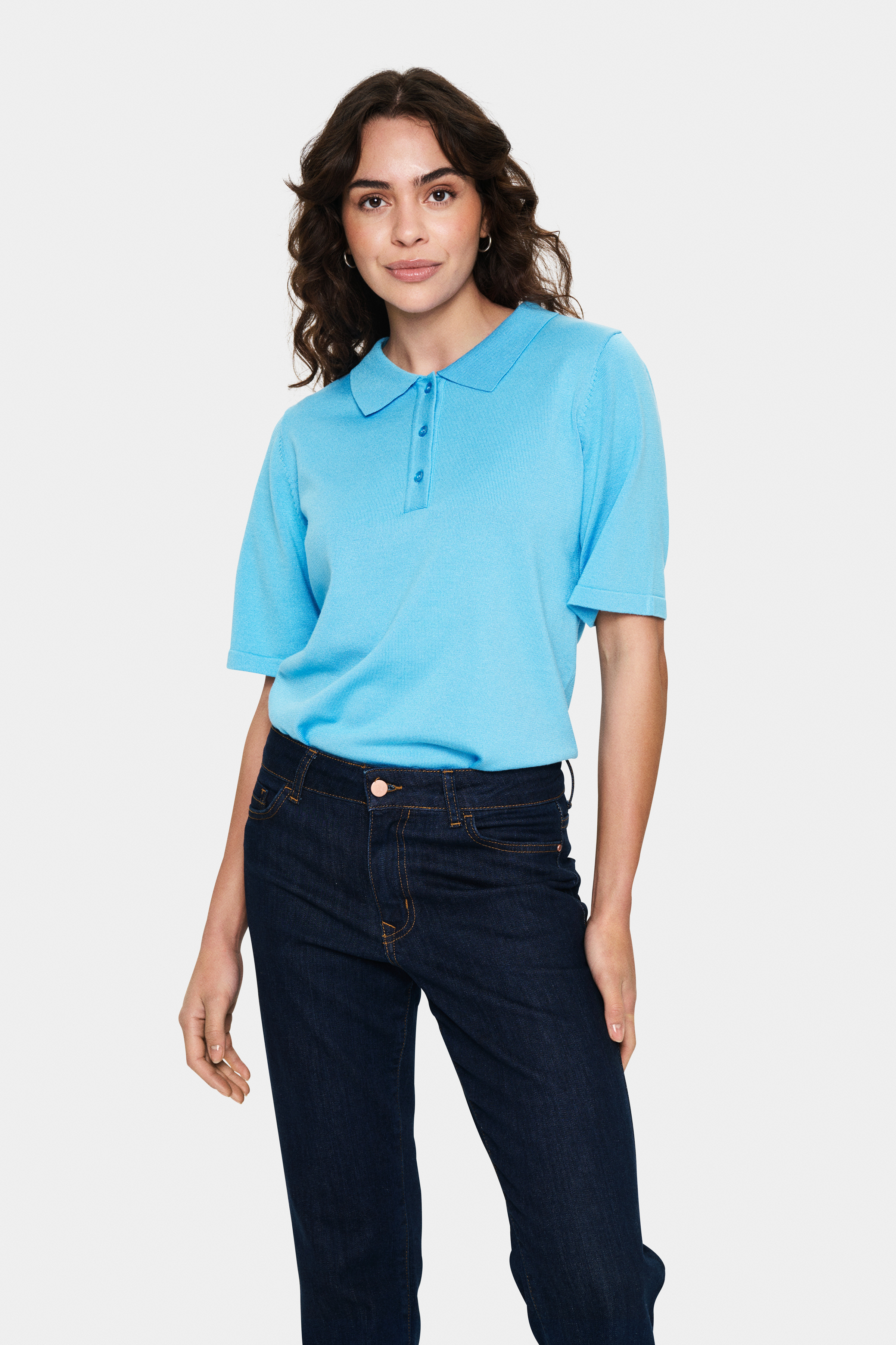 Saint Tropez MilaSZ Pullover - Blauw - grootte XS vor Vrouwen