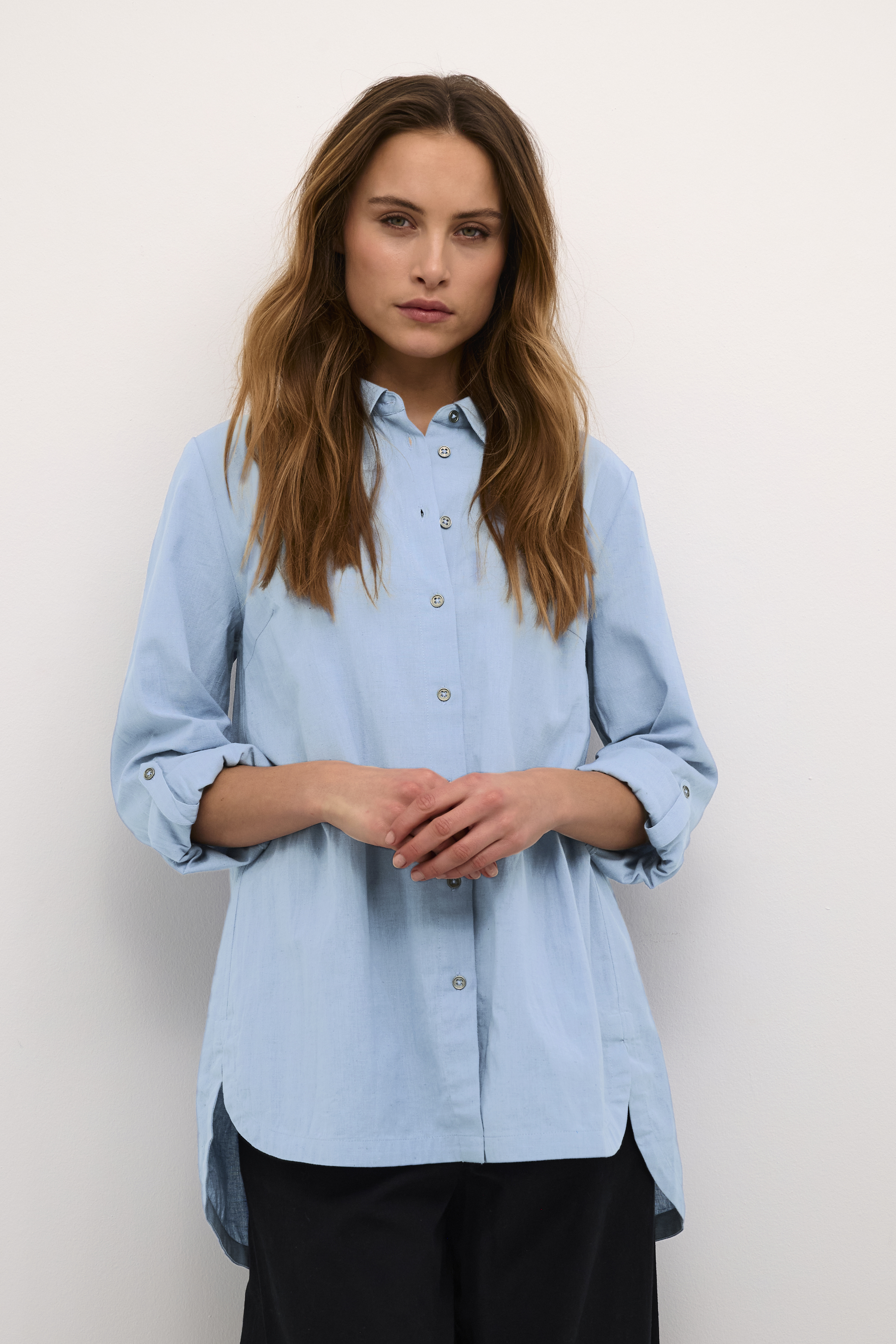 Bon'A Parte BPkia Overhemd - Blauw - grootte S vor Vrouwen