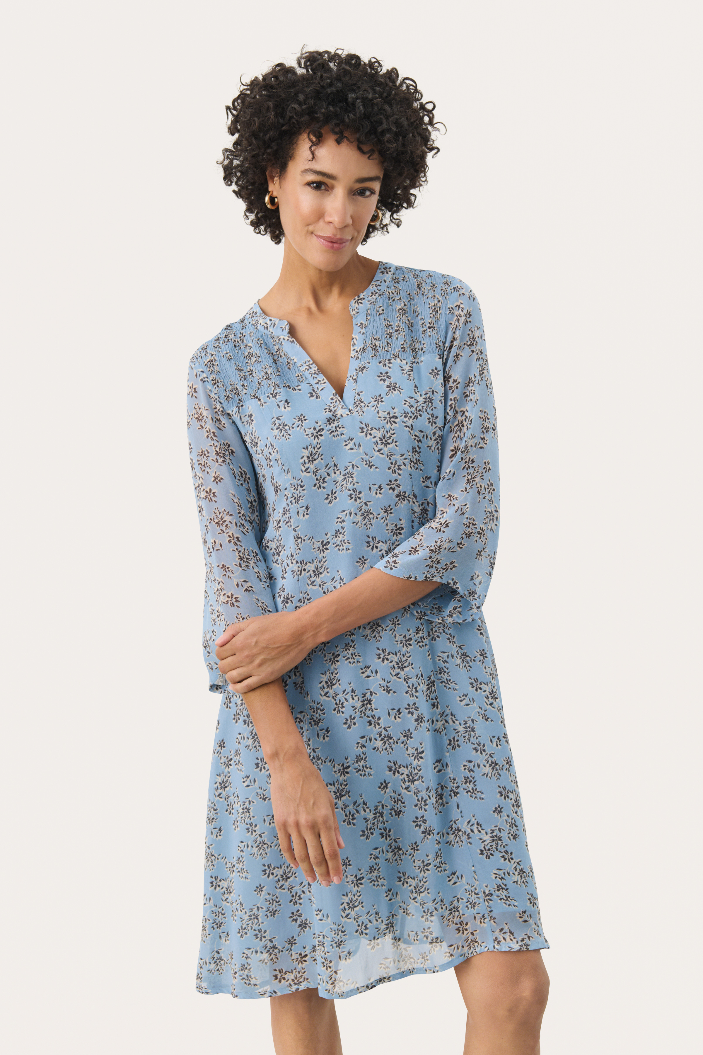Part Two ElkaPW Jurk - Blauw - grootte 42 vor Vrouwen