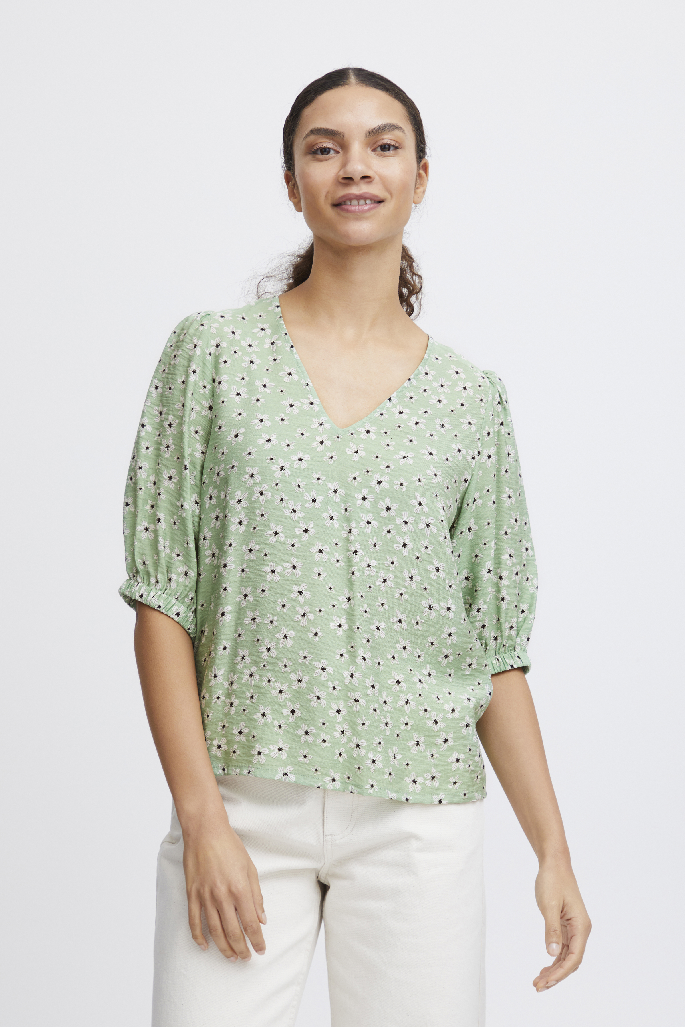 b.young BYIBANO Blouse - Groente - grootte 40 vor Vrouwen