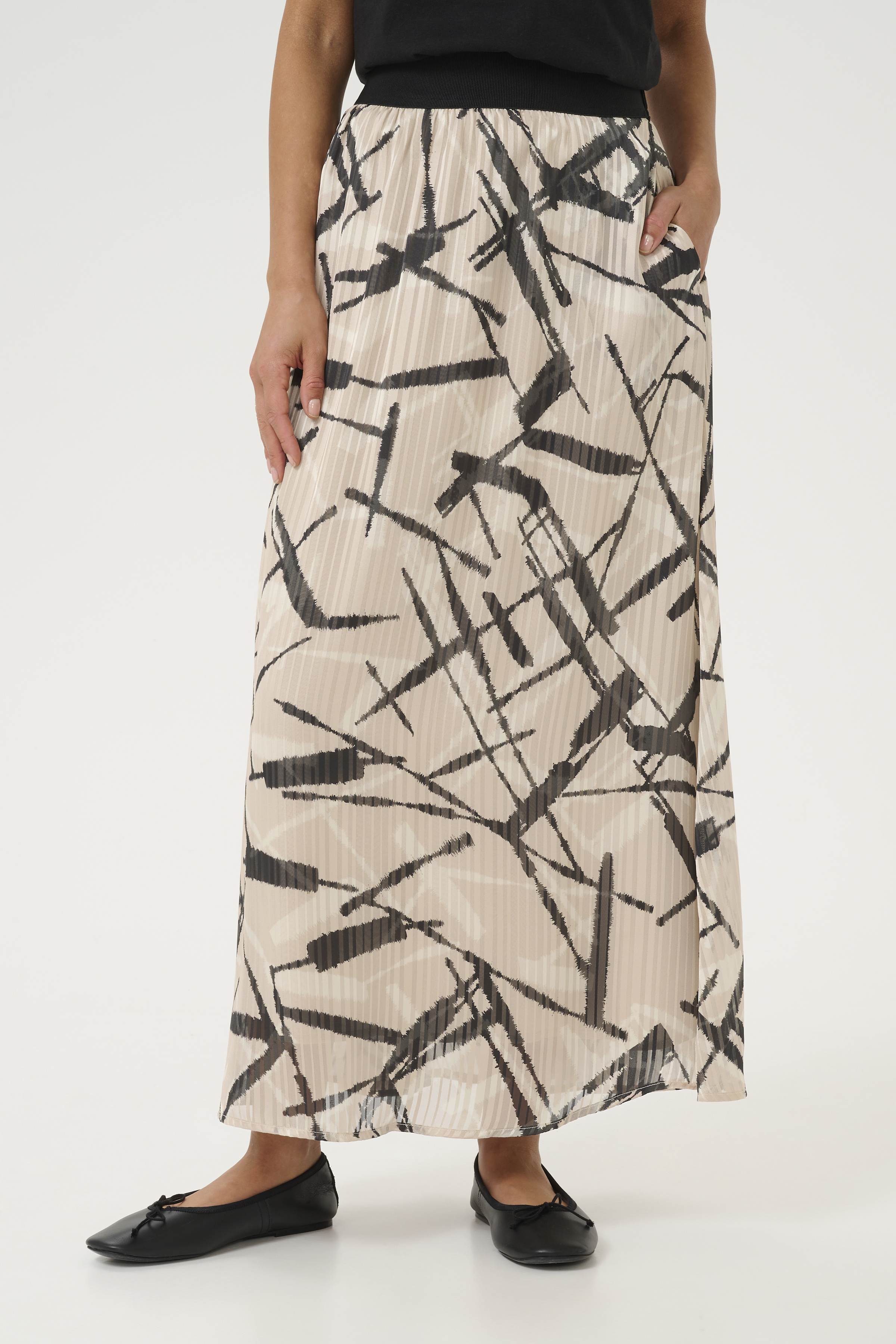 Kaffe KAarchy Rok - Nature - grootte 44 vor Vrouwen