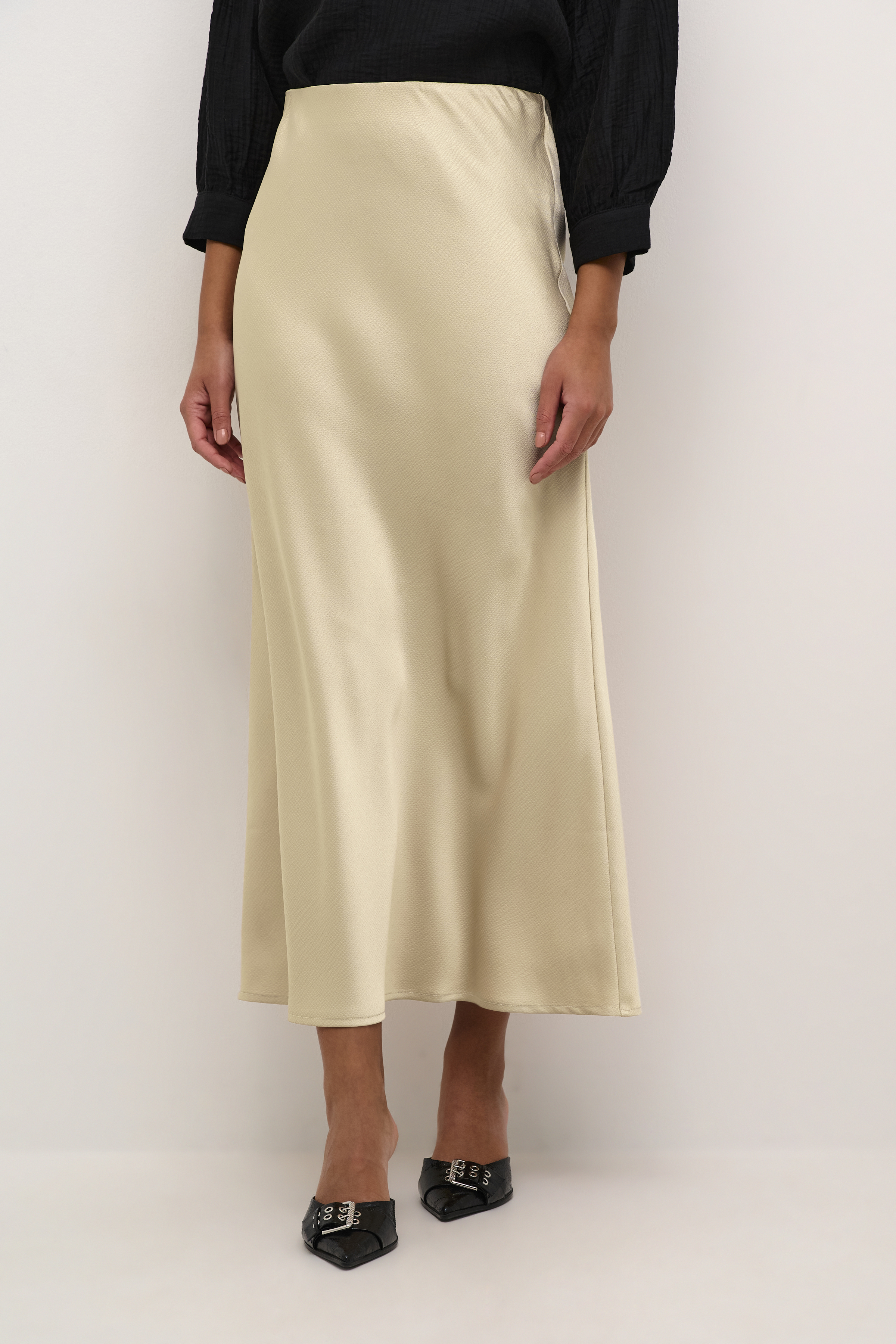 Kaffe KAlotte Rok in grootte 38 in Grijs - door 100% Polyester voor Vrouwen