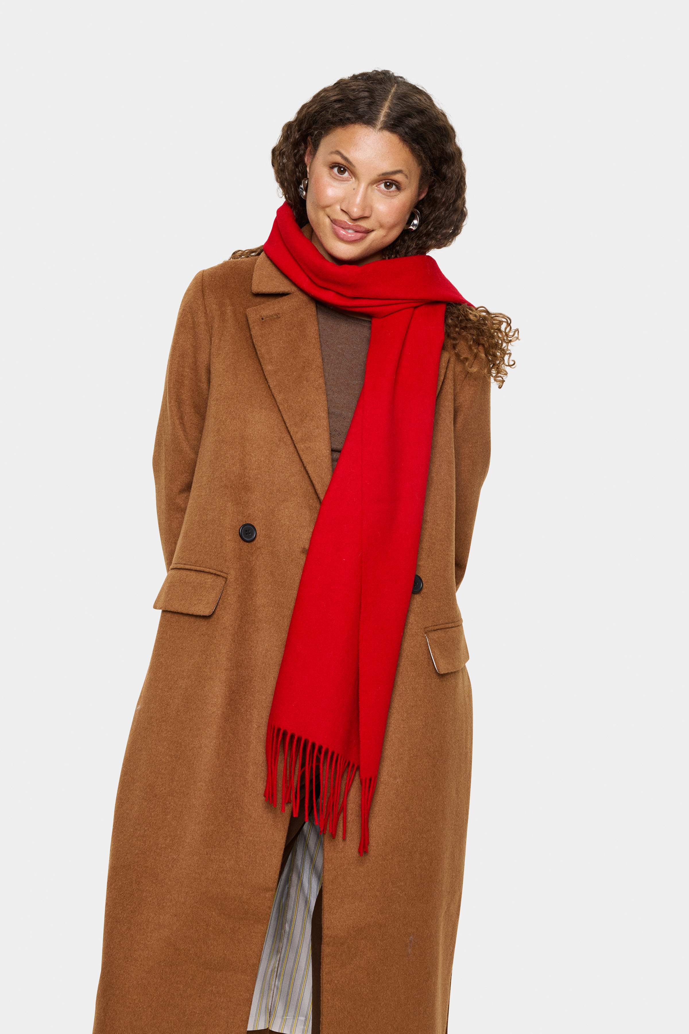 Saint Tropez LaibaSZ Sjaal - Rood - grootte ONE SIZE vor Vrouwen