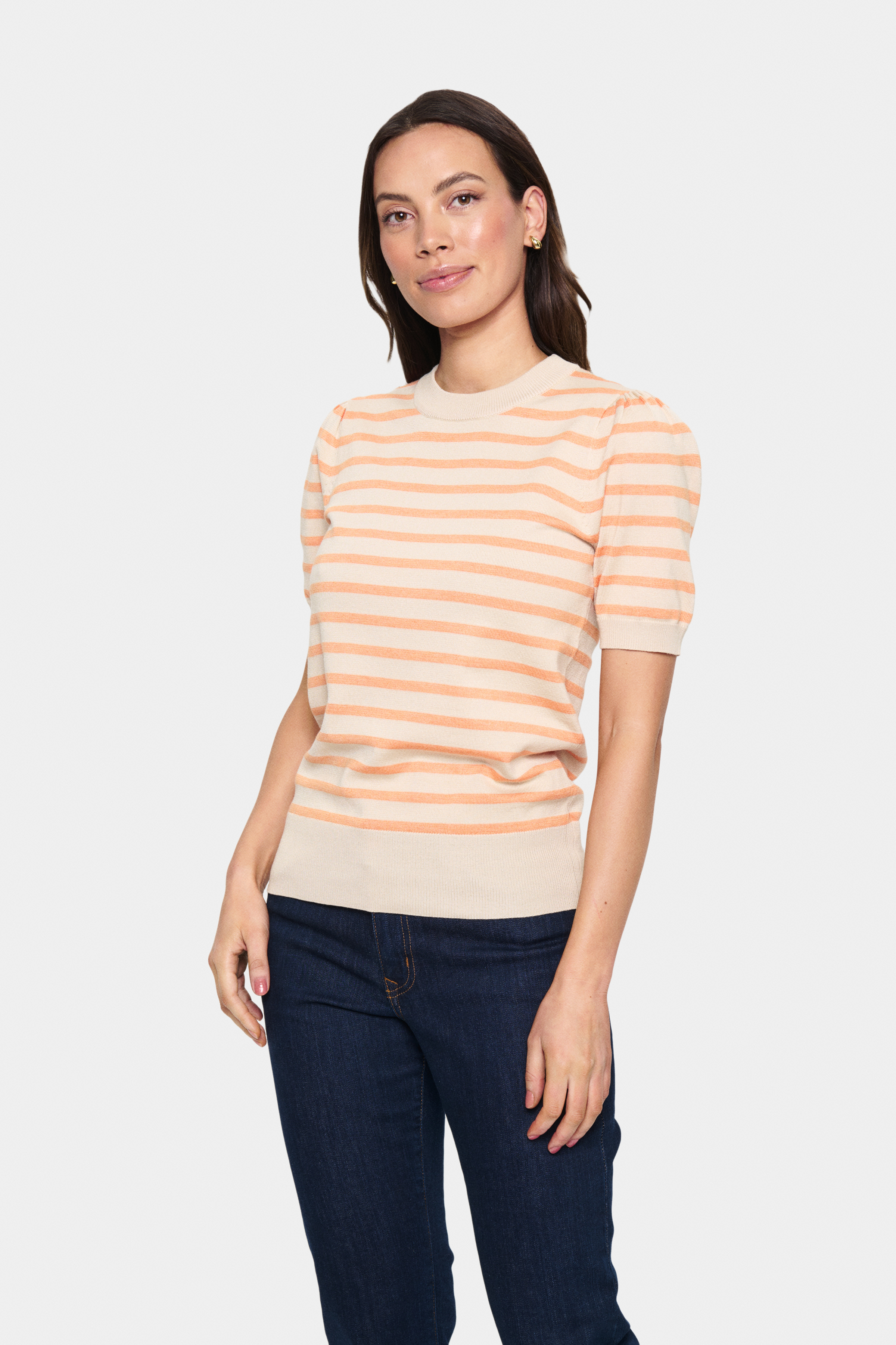 Saint Tropez MilaSZ Pullover i størrelse M i Beige til Damer