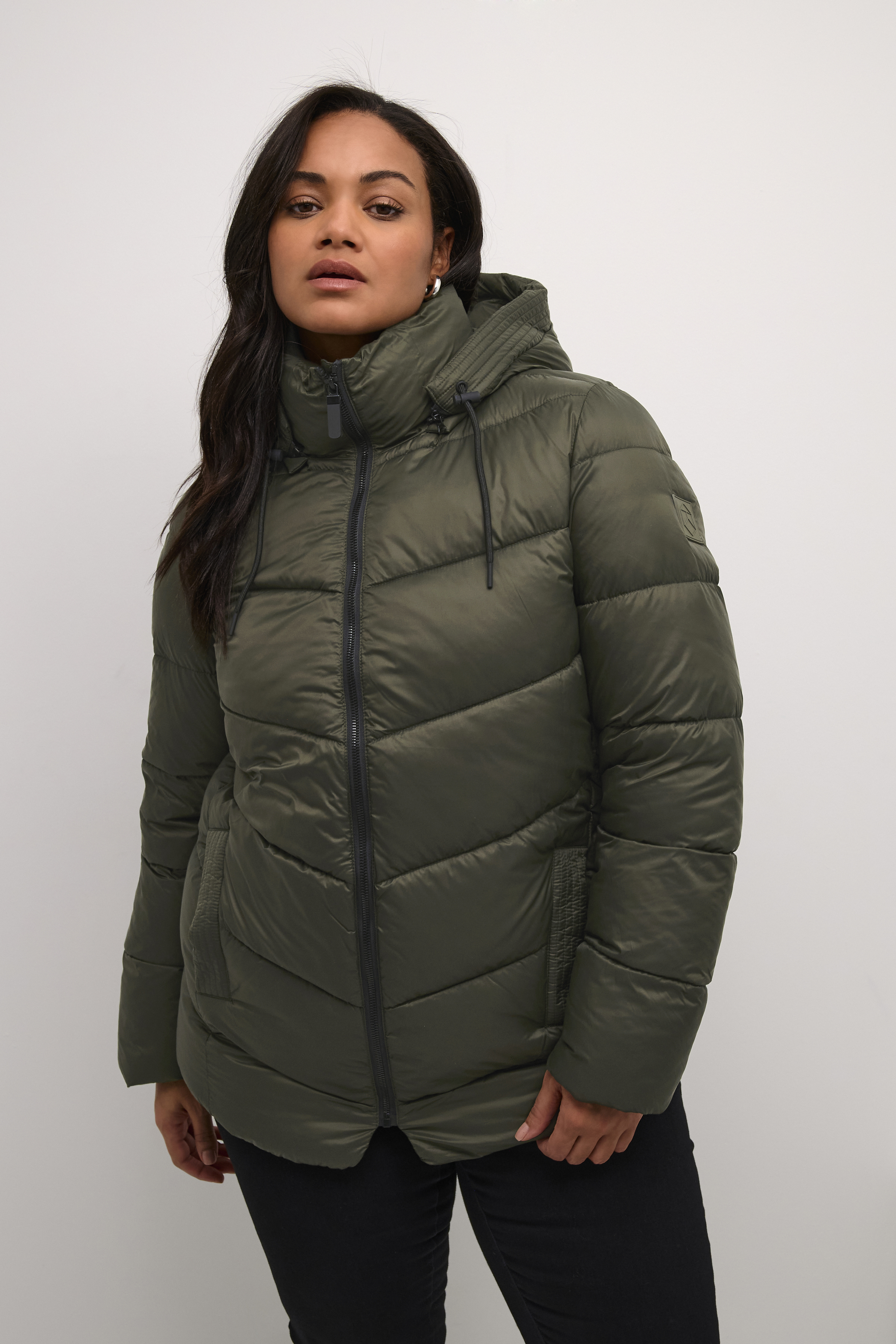 Kaffe Curve KCsusanna Bovenkleding - Groente - grootte 50 vor Vrouwen