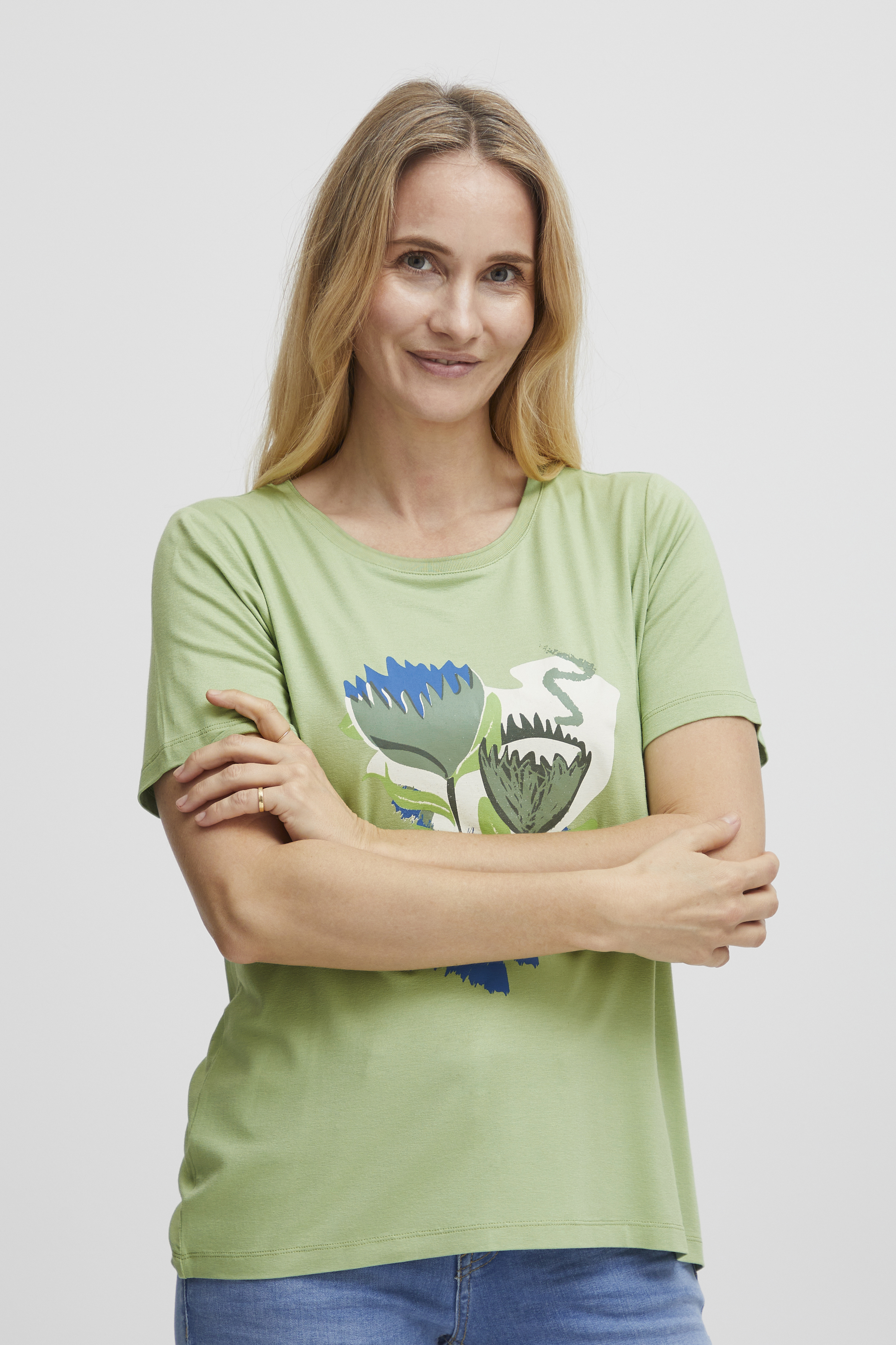 Fransa FRFIONA T-shirt - Grön - str S för Dam