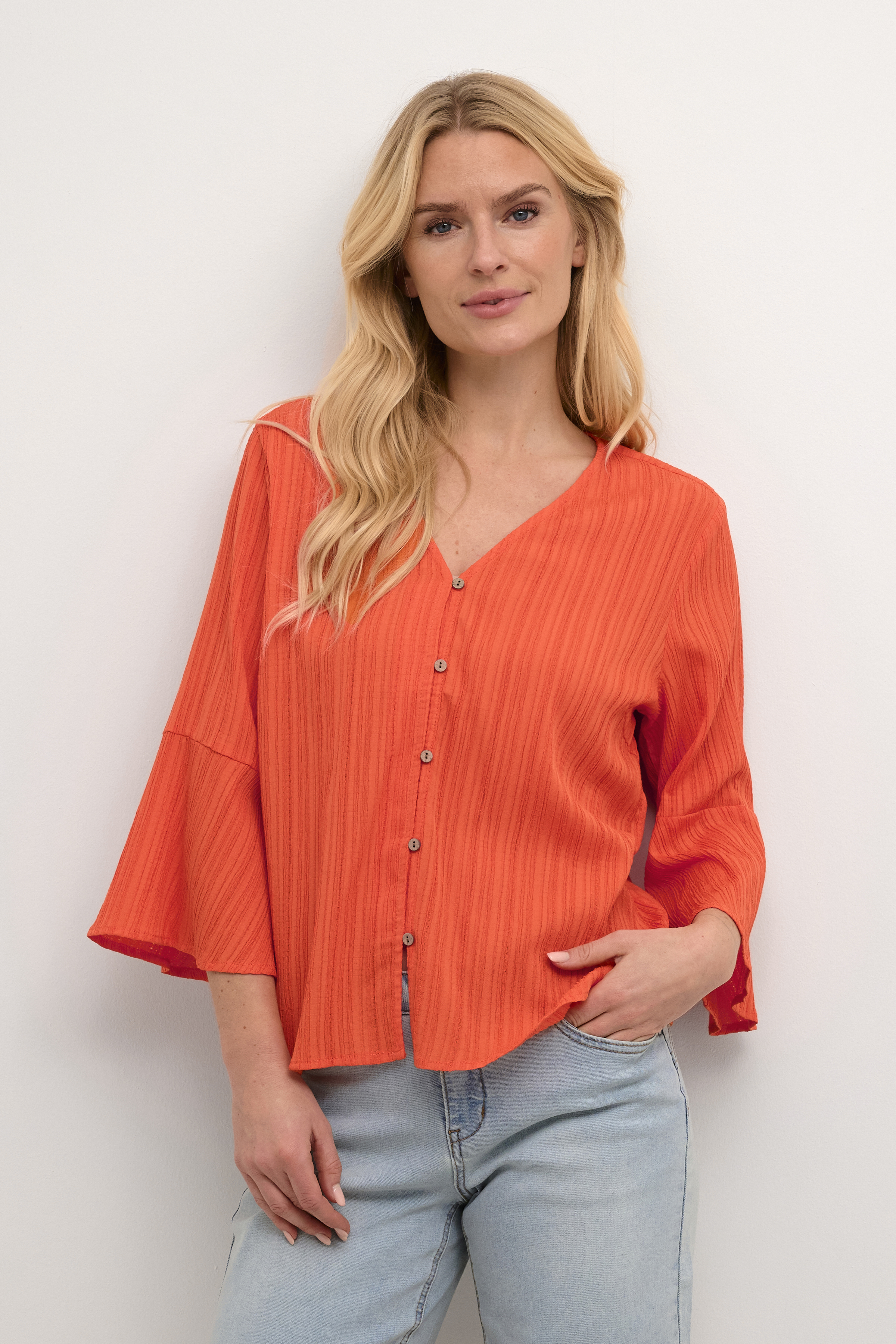 Cream CRSilje Blouse - Orange - grootte 34 vor Vrouwen