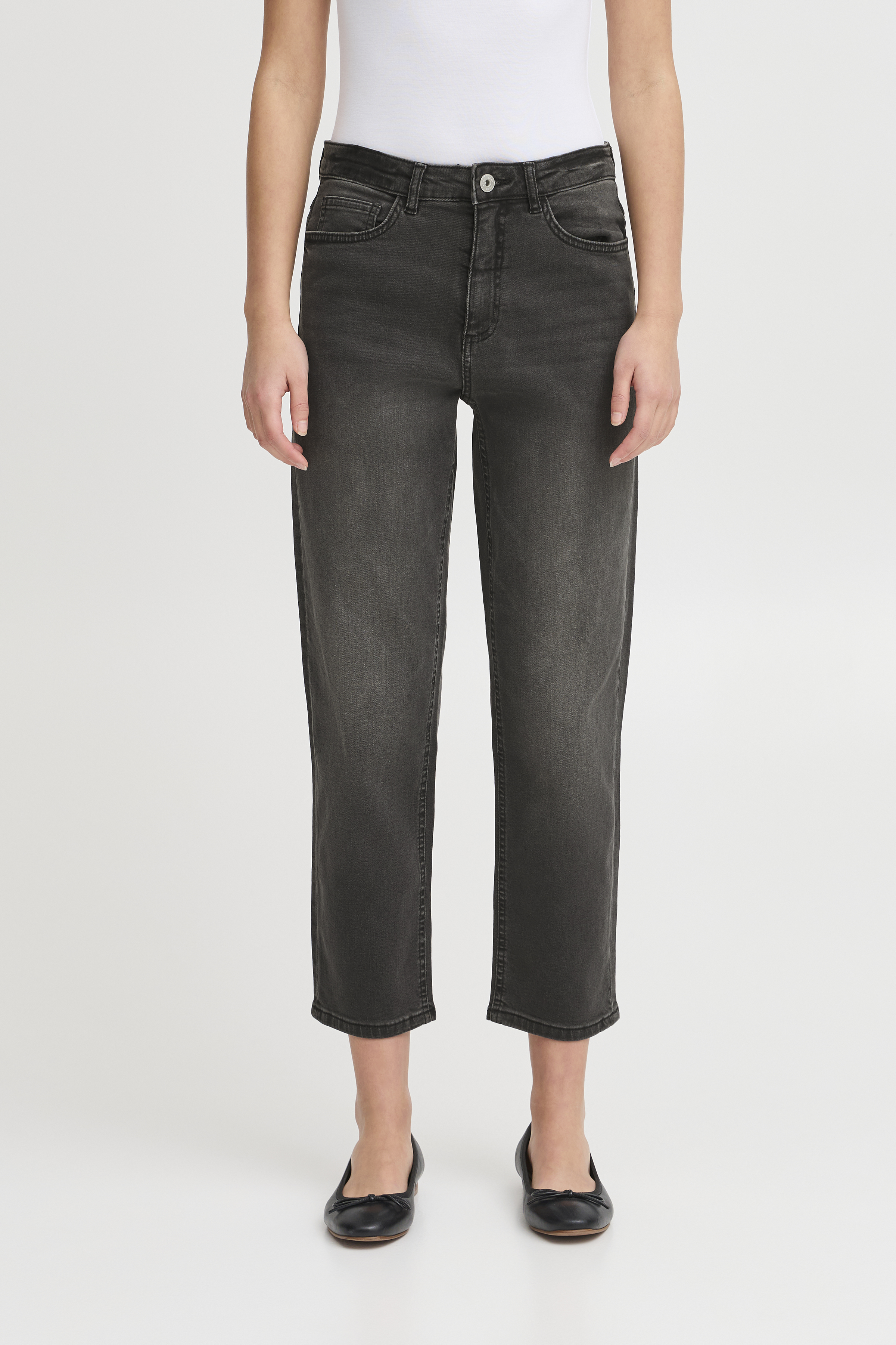 Ichi IHTWIGGY Jeans - Grå - str 27 för Dam