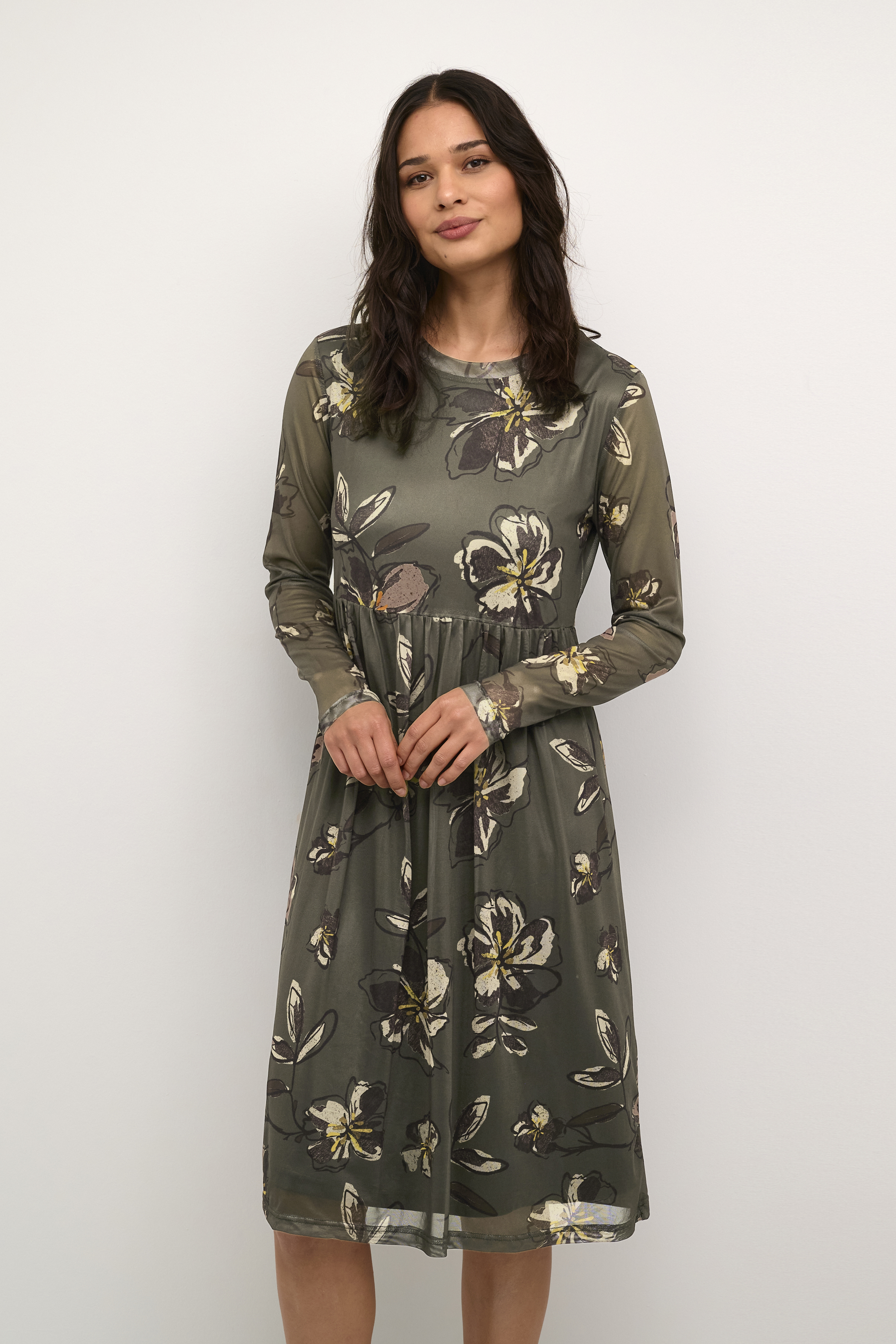 Bon'A Parte BPjuliane Jurk in grootte XXL in Groente - door 95% Polyester, 5% Elastaan voor Vrouwen
