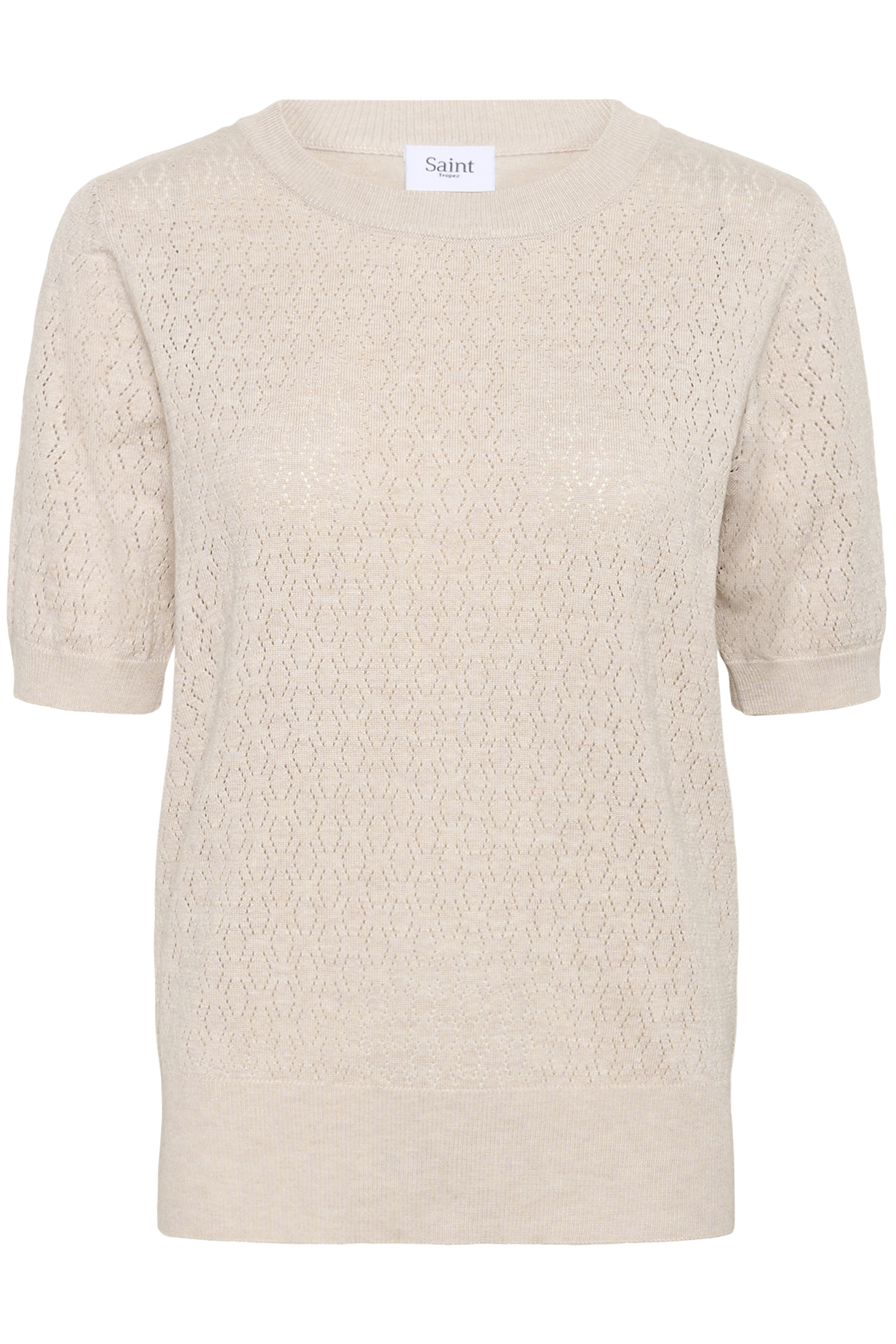 Saint Tropez MilaSZ Pullover i størrelse S i Beige til Damer