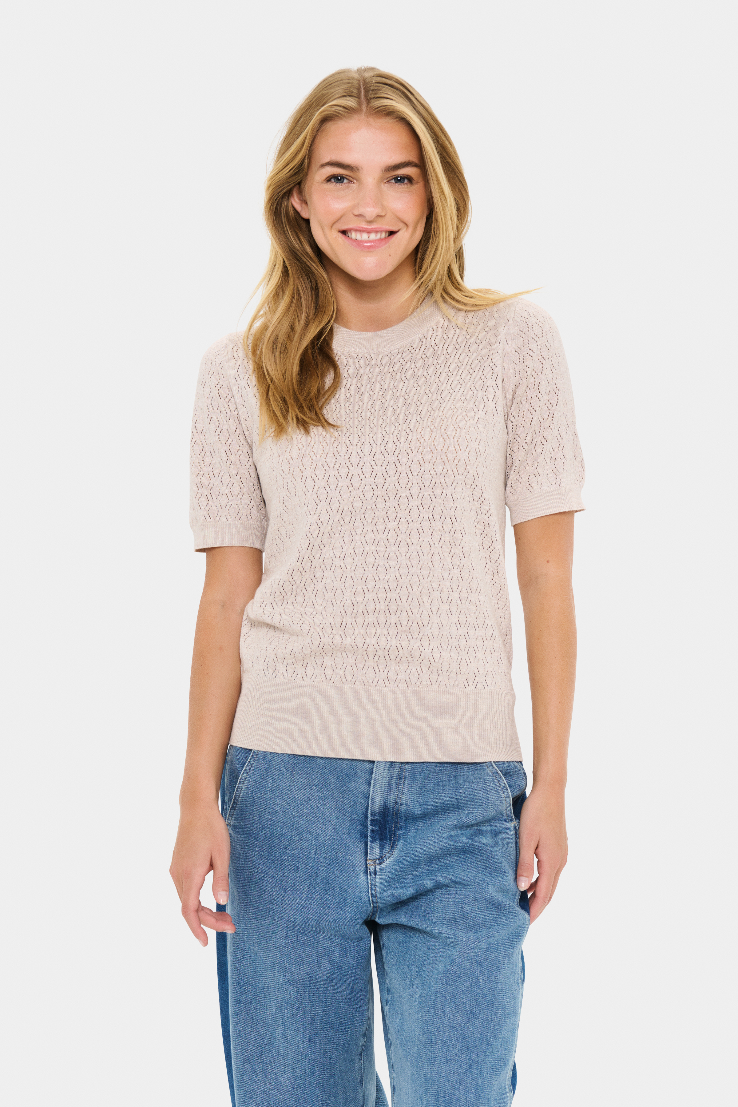Saint Tropez MilaSZ Pullover i størrelse XS i Beige til Damer