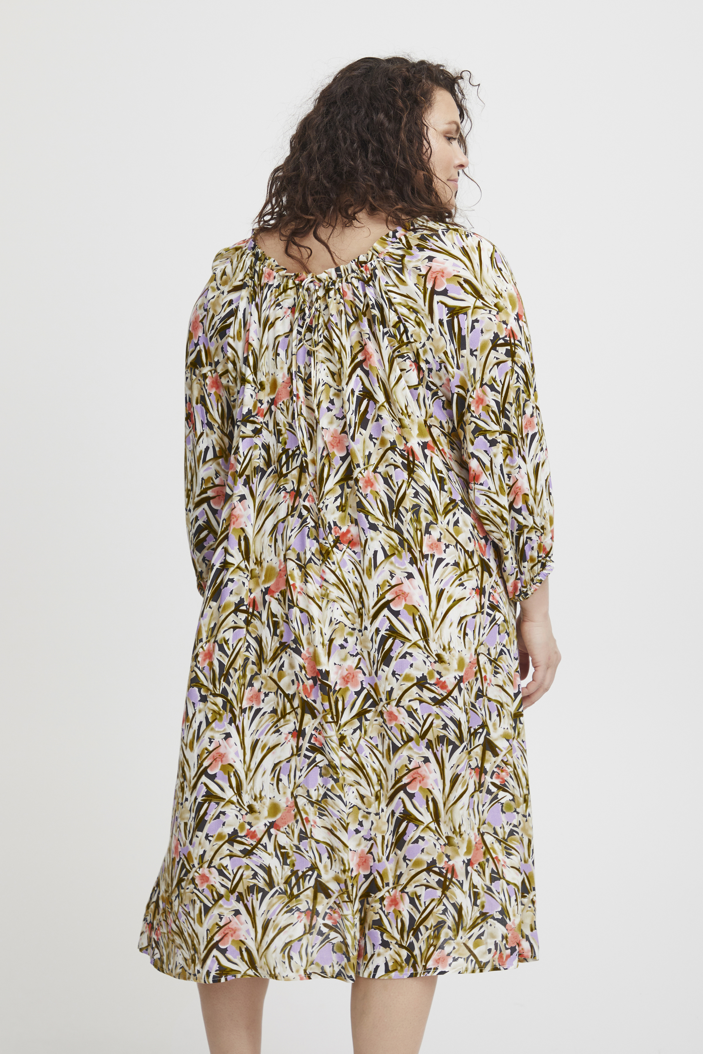 Fransa Plus Size Selection FPLIZA Klänning - Grön - str 54/56 för Dam