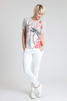 Grijsgemêleerd/roze