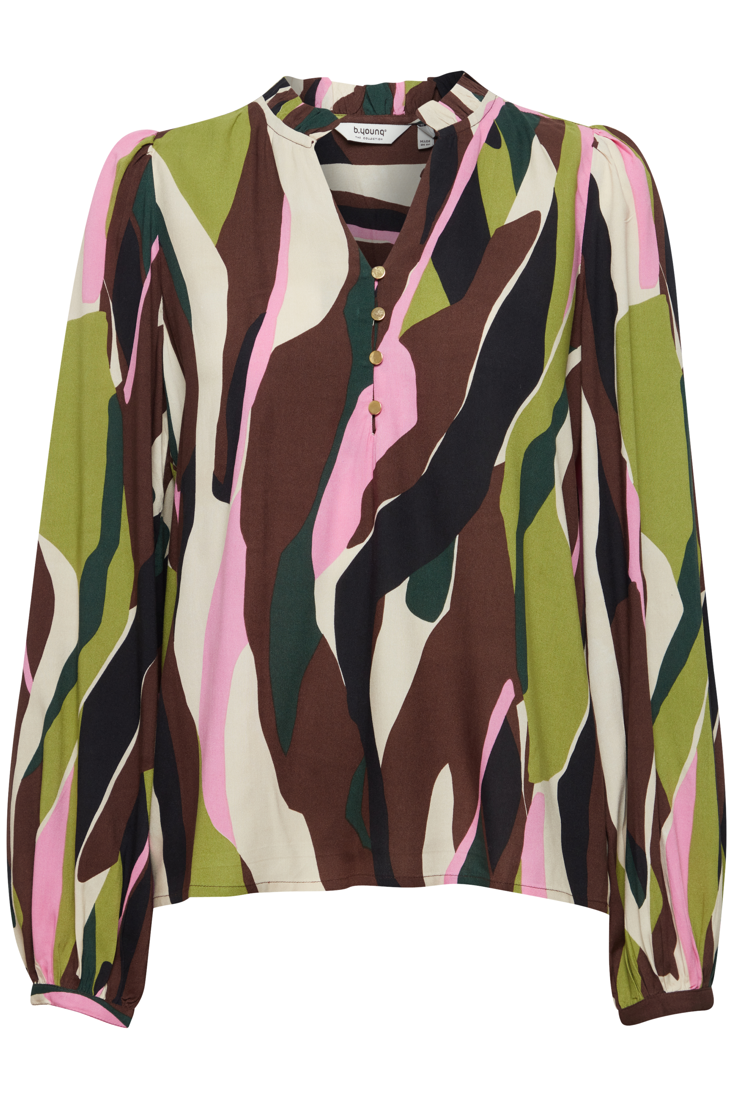b.young BYHISIA Blouse - Groente - grootte 42 vor Vrouwen