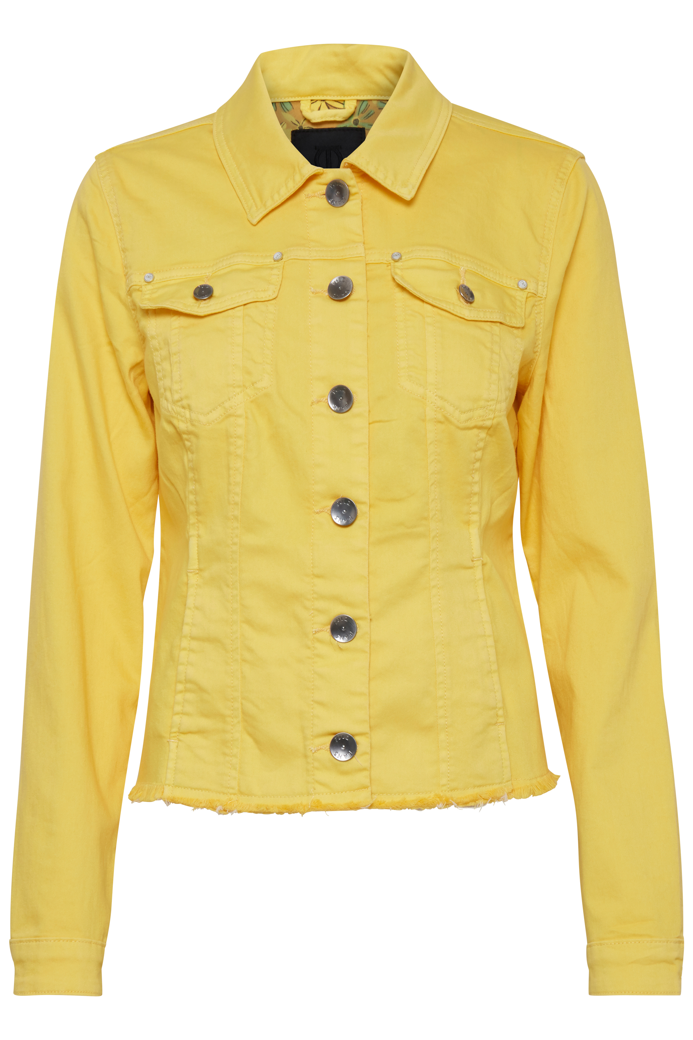 Pulz Jeans Dame Jakke - Gul Billede af Pulz Jeans Dame Jakke - Gul