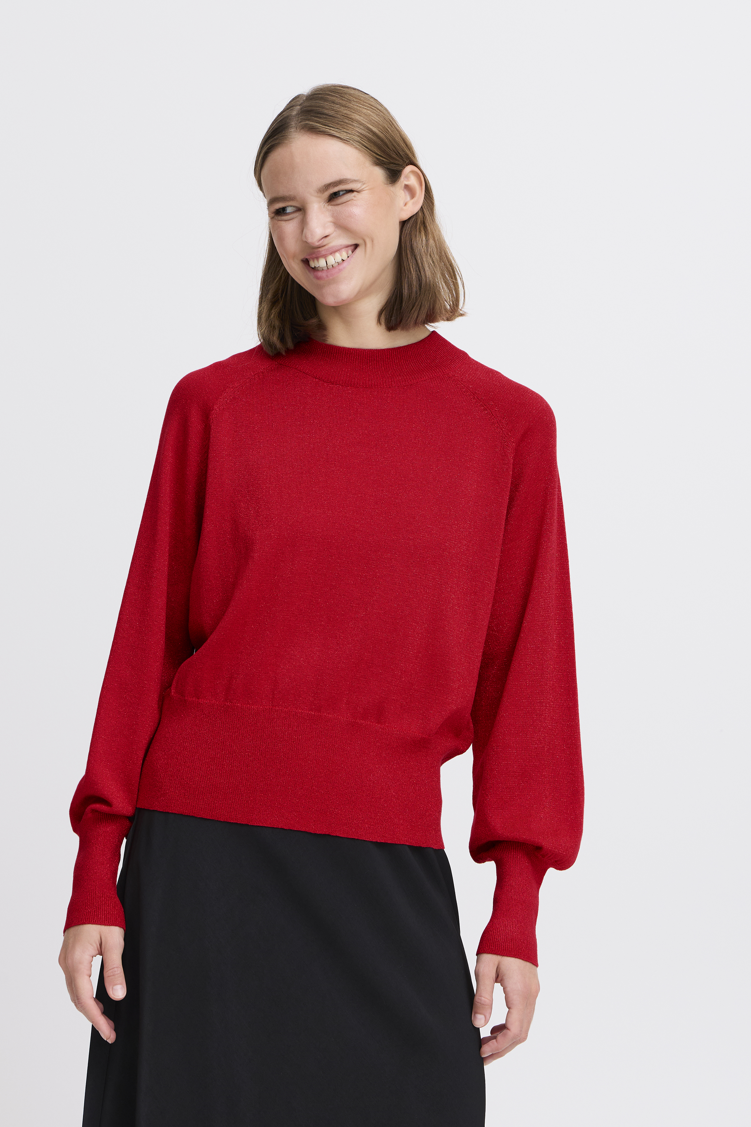 b.young BYMOBBE Pullover - Rood - grootte L vor Vrouwen