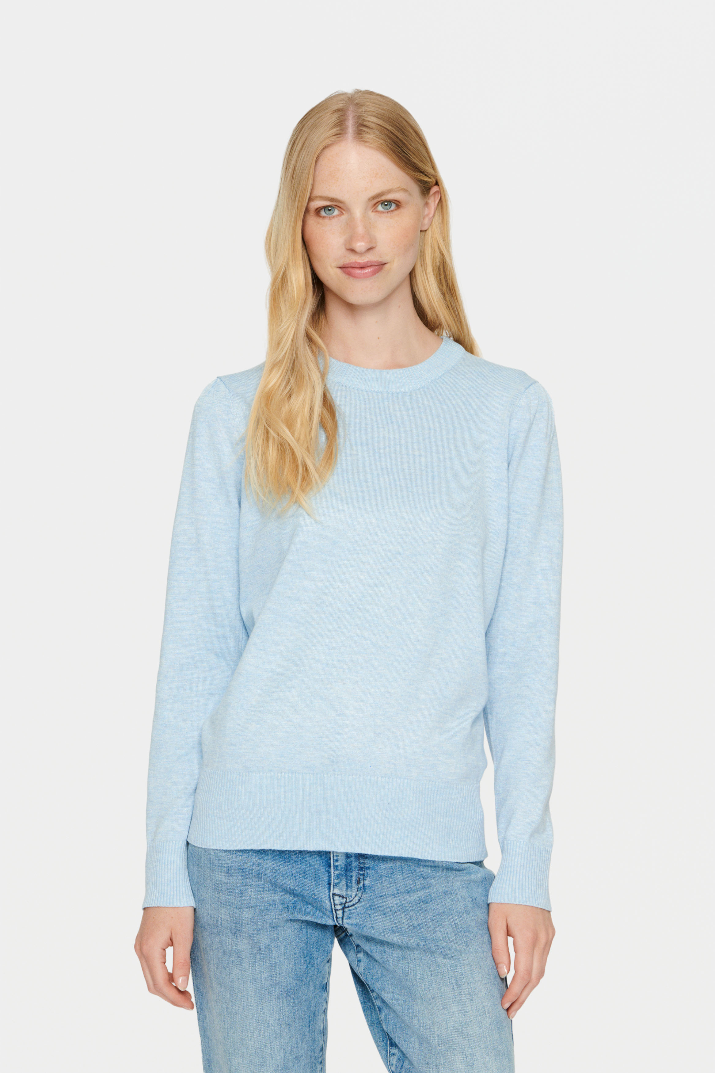 Saint Tropez MilaSZ Pullover - Blå - str XS för Dam