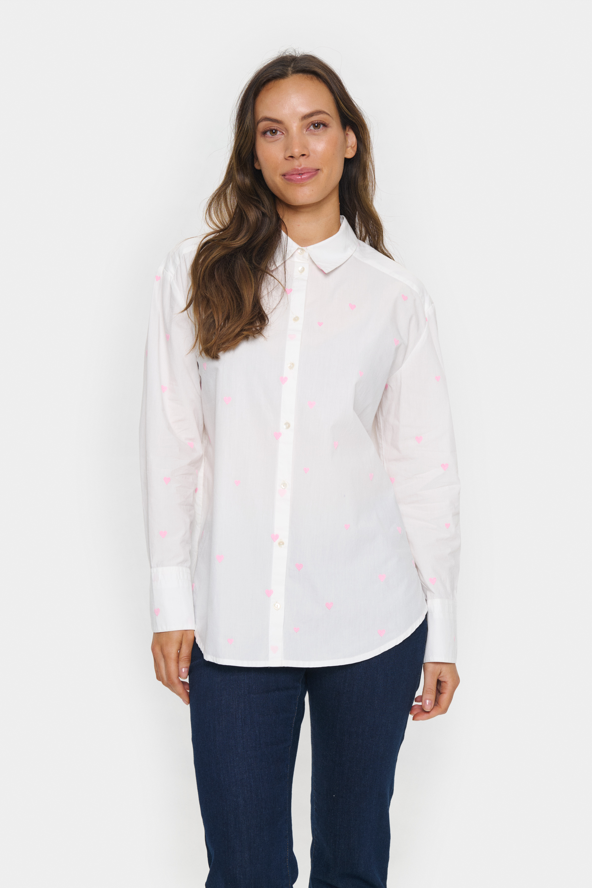 Saint Tropez DianneSZ Overhemd - Wit - grootte L vor Vrouwen