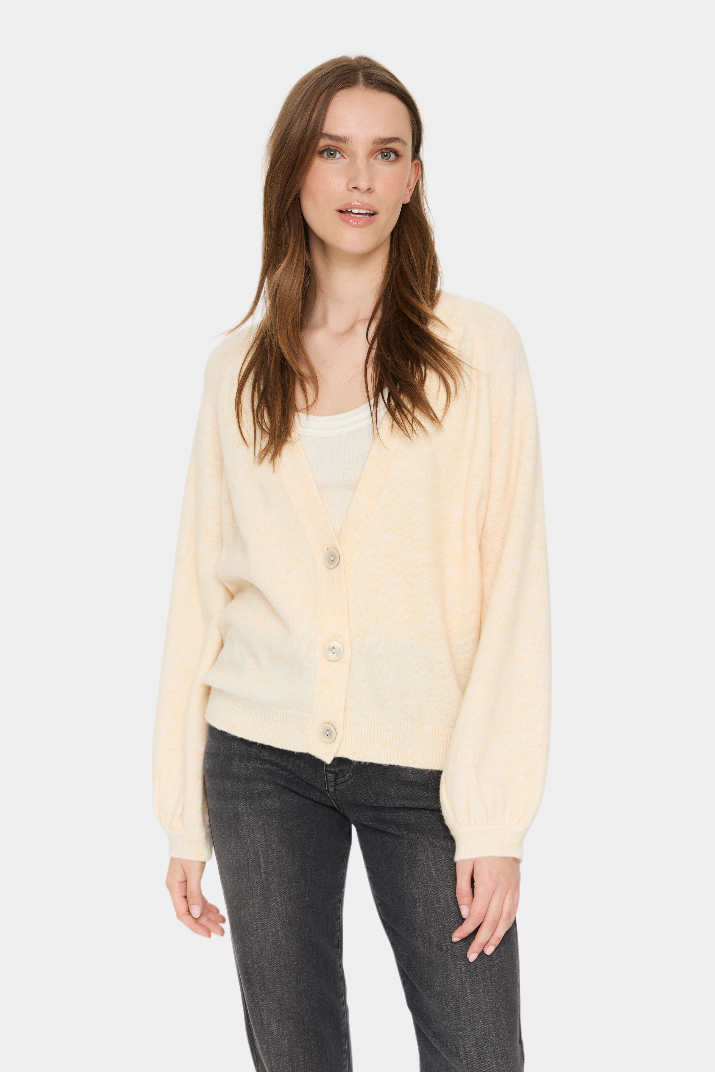 Saint Tropez GarbieSZ Cardigan i størrelse XS i Hvid til Damer