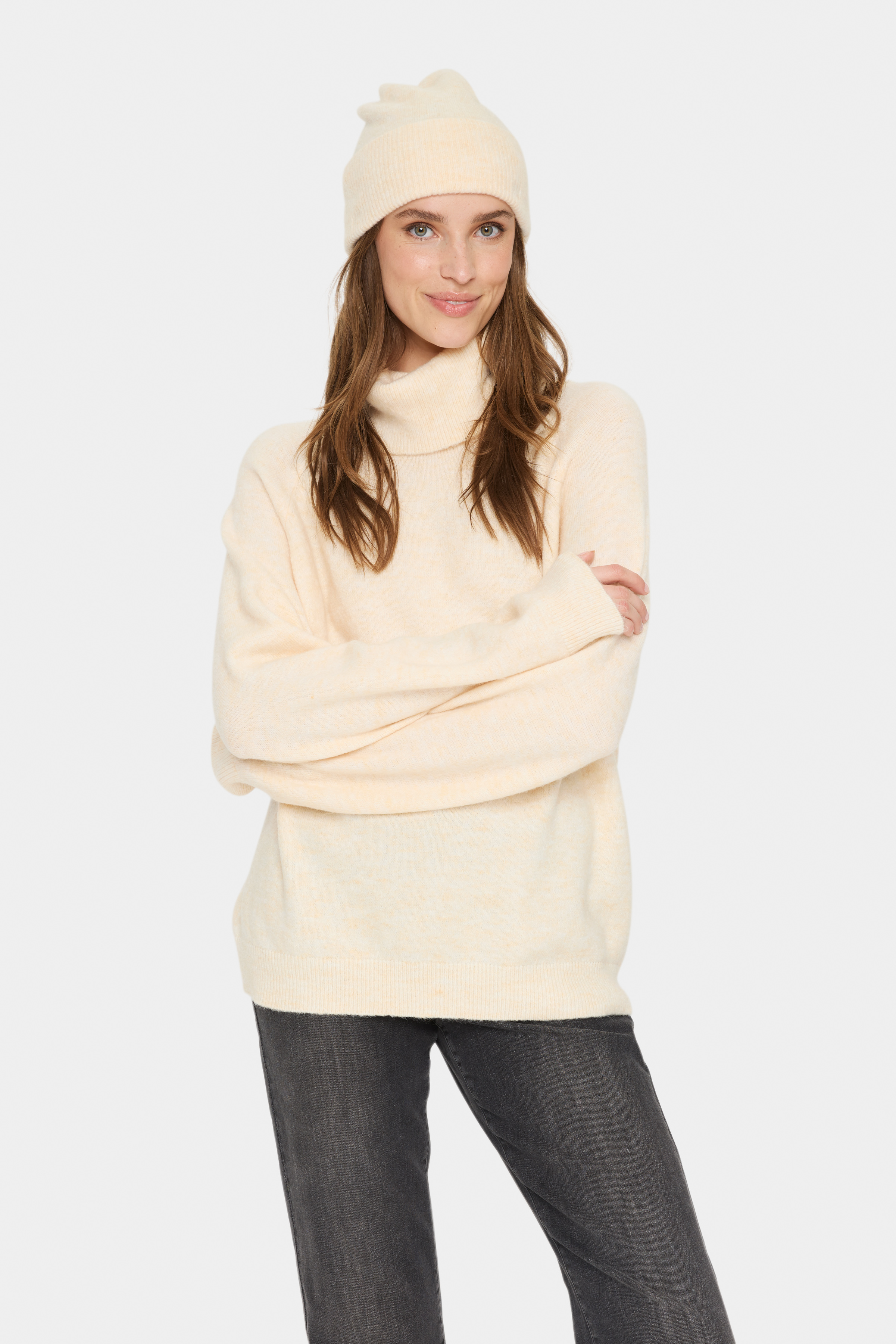 Saint Tropez GarbieSZ Luva - Vit - str ONE SIZE för Dam