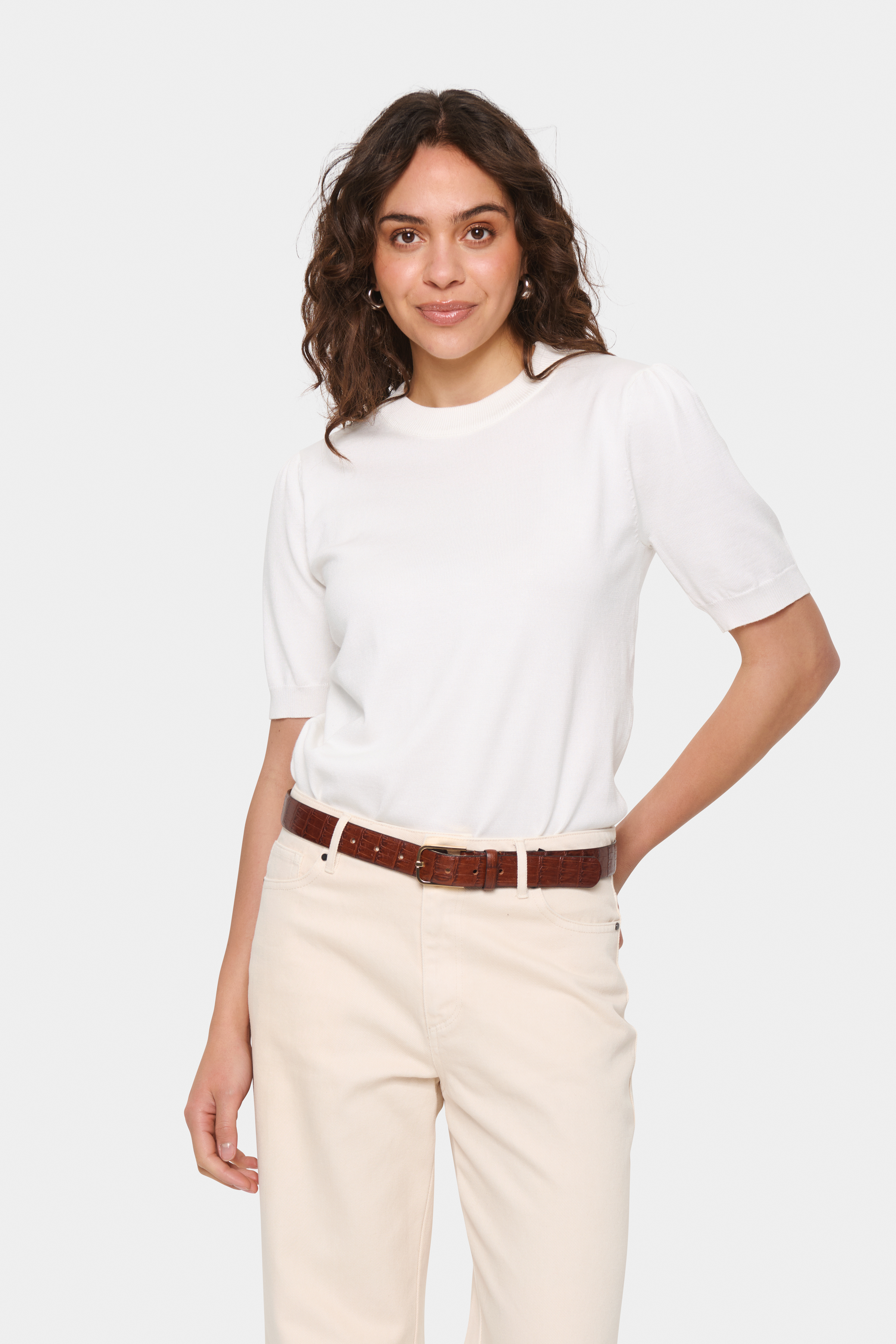 Saint Tropez MilaSZ Pullover i størrelse XS i Hvid til Damer