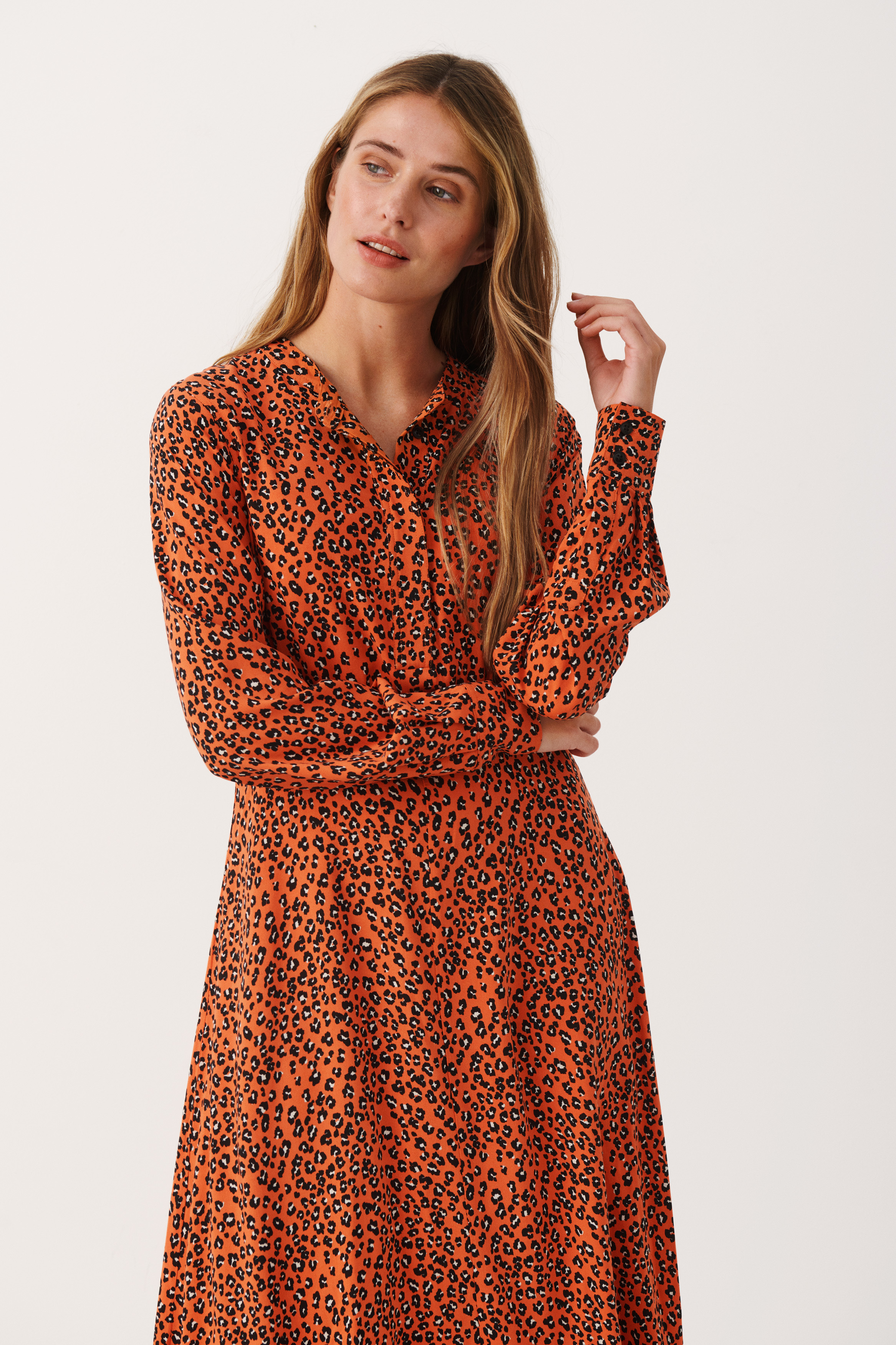 Part Two VionaPW Kjole - Orange - Str 44 - Damer