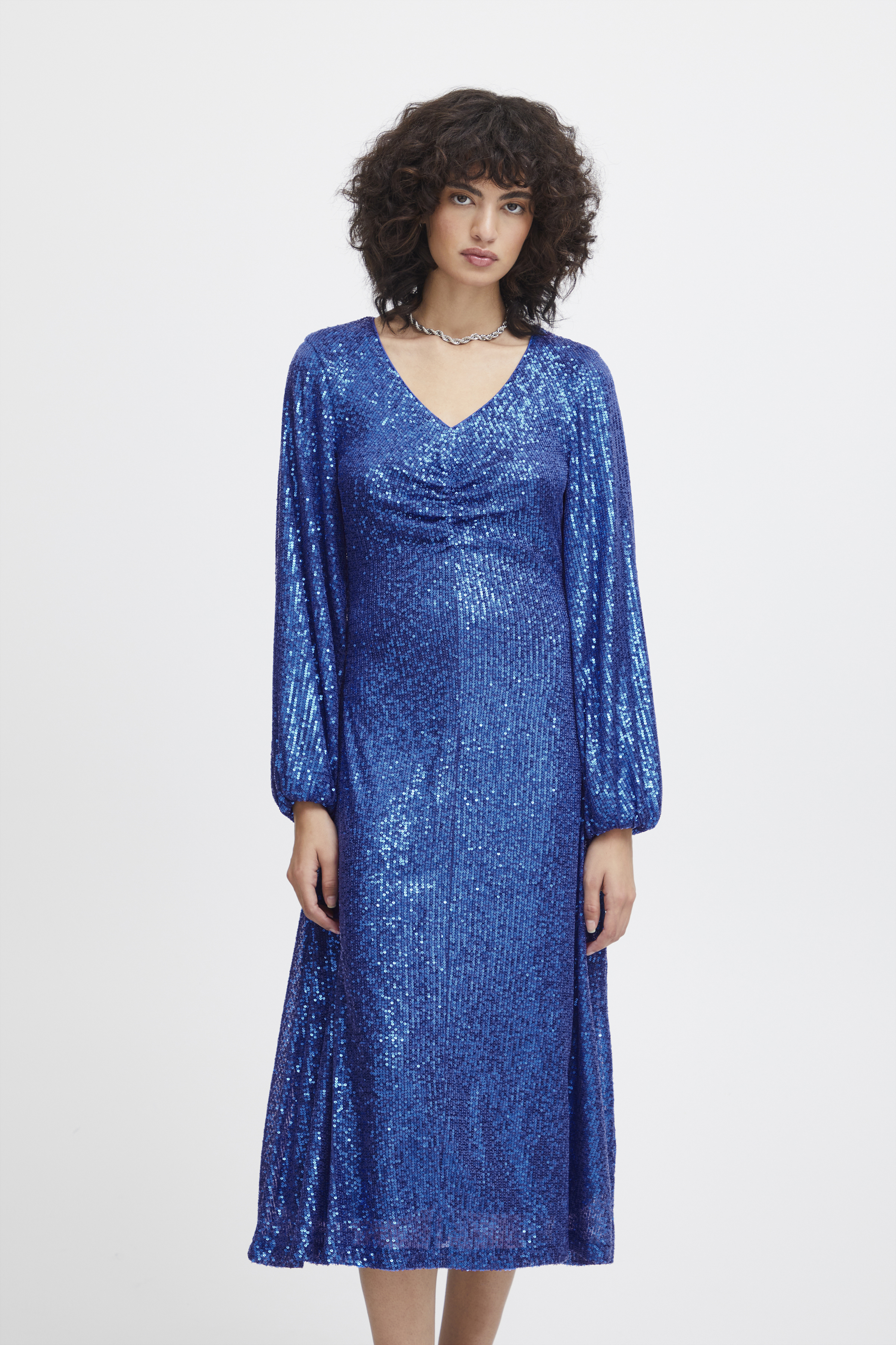 Ichi IHFAUCI Jurk - Blauw - grootte XXL vor Vrouwen