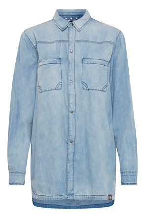 Licht denimblauw