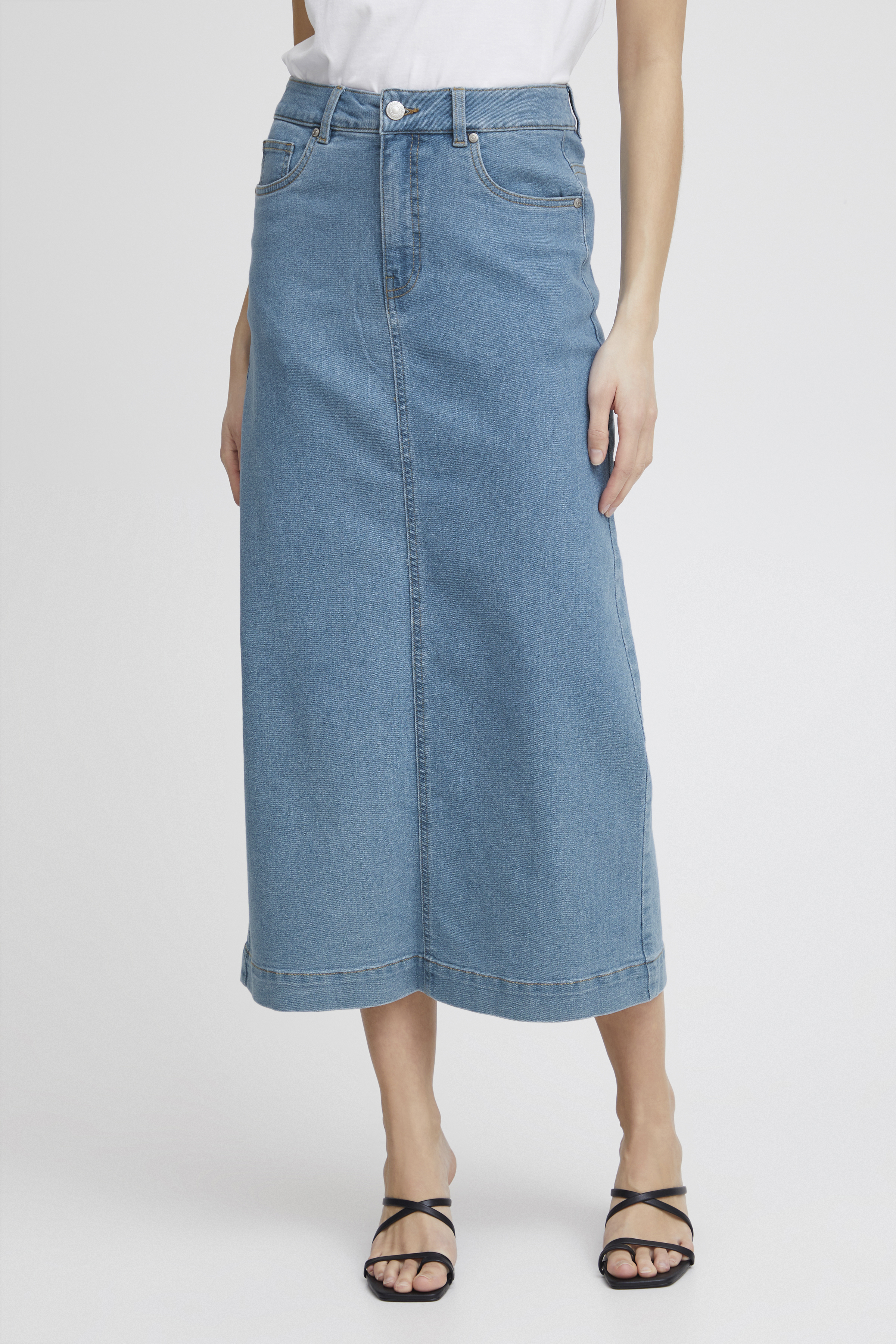 Fransa FXDENIMA Rok - Blauw - grootte 32 vor Vrouwen