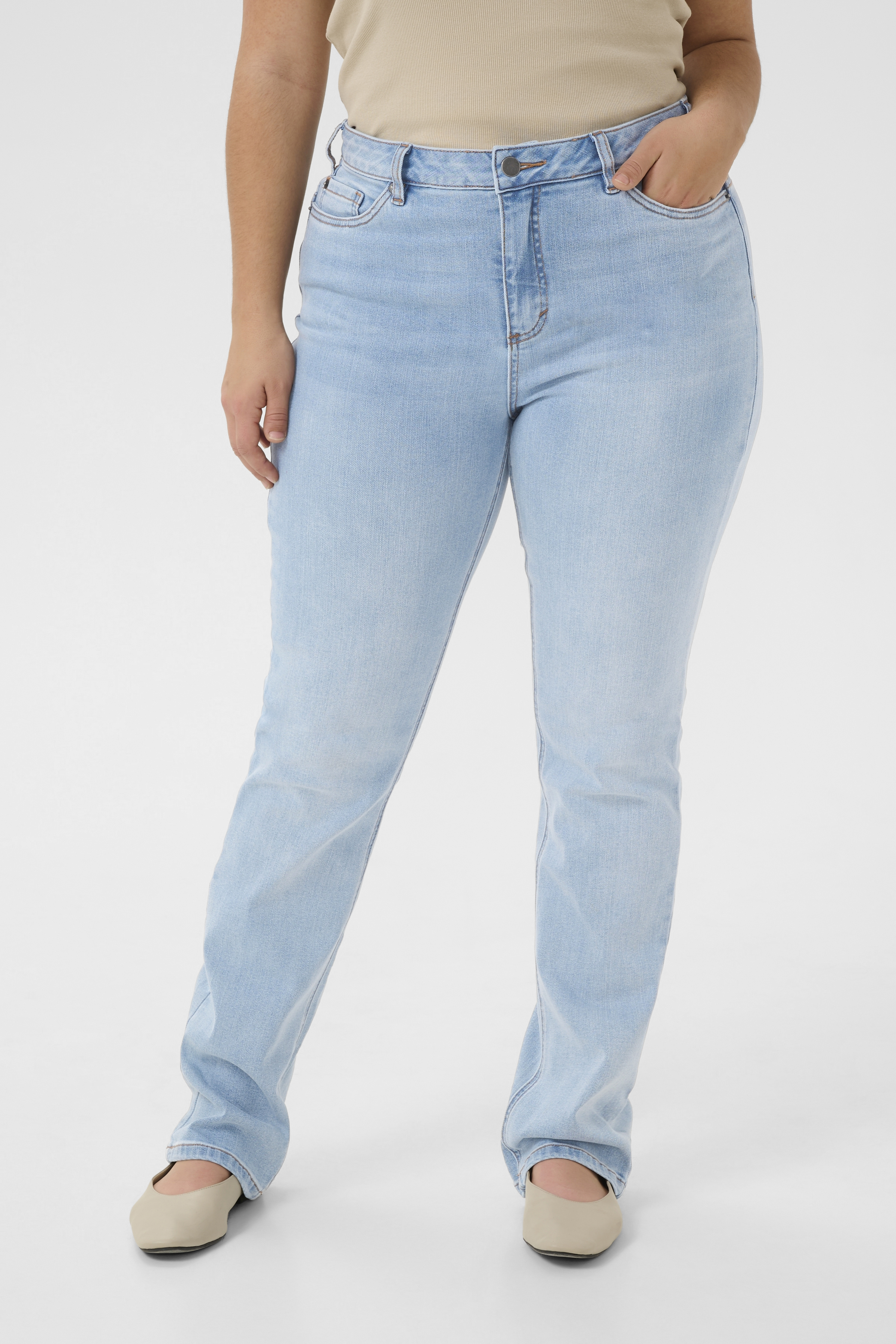 Kaffe Curve KCsina Jeans - Blauw - grootte 54 vor Vrouwen