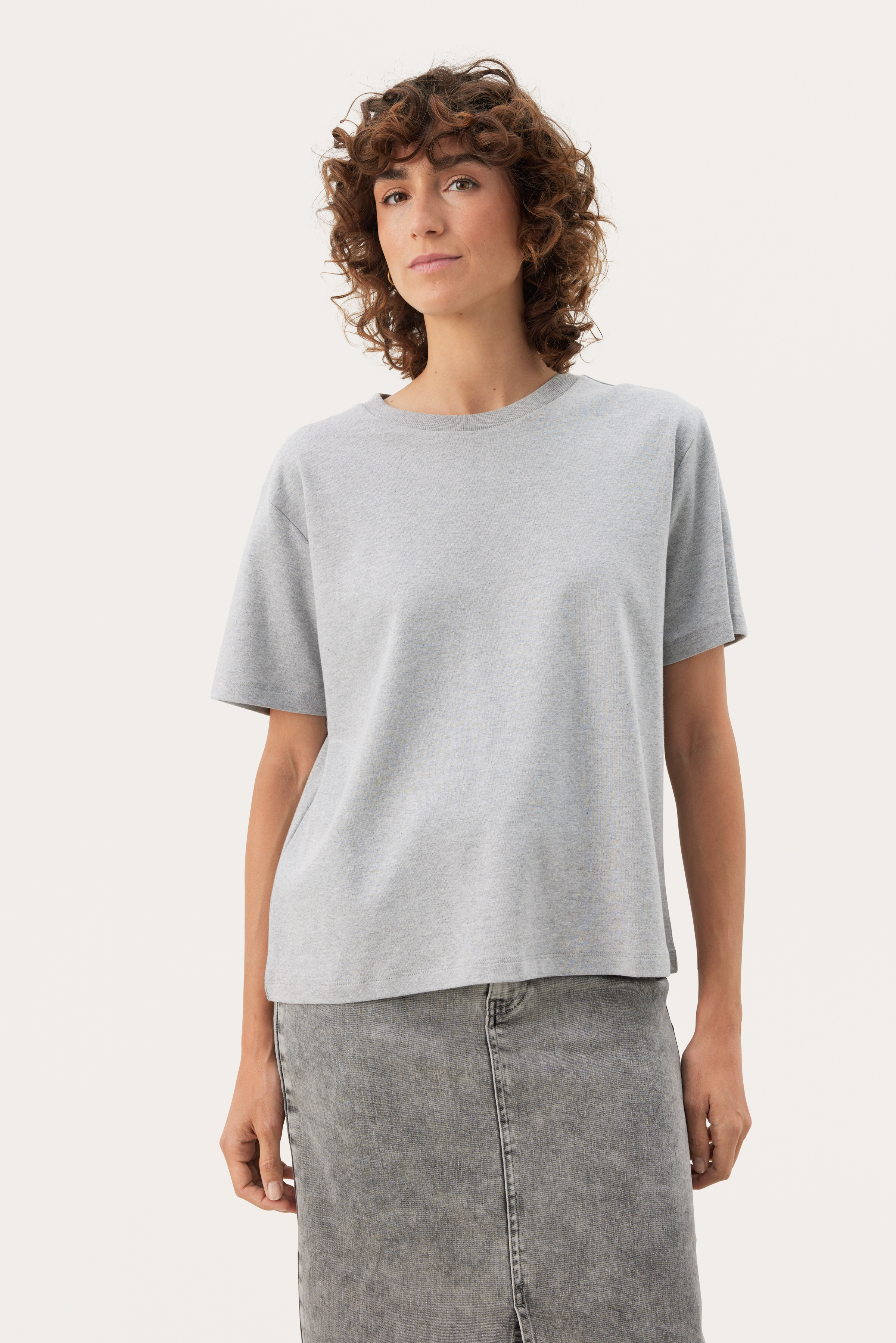 Part Two AnnePW T-shirt - Grijs - grootte XL vor Vrouwen