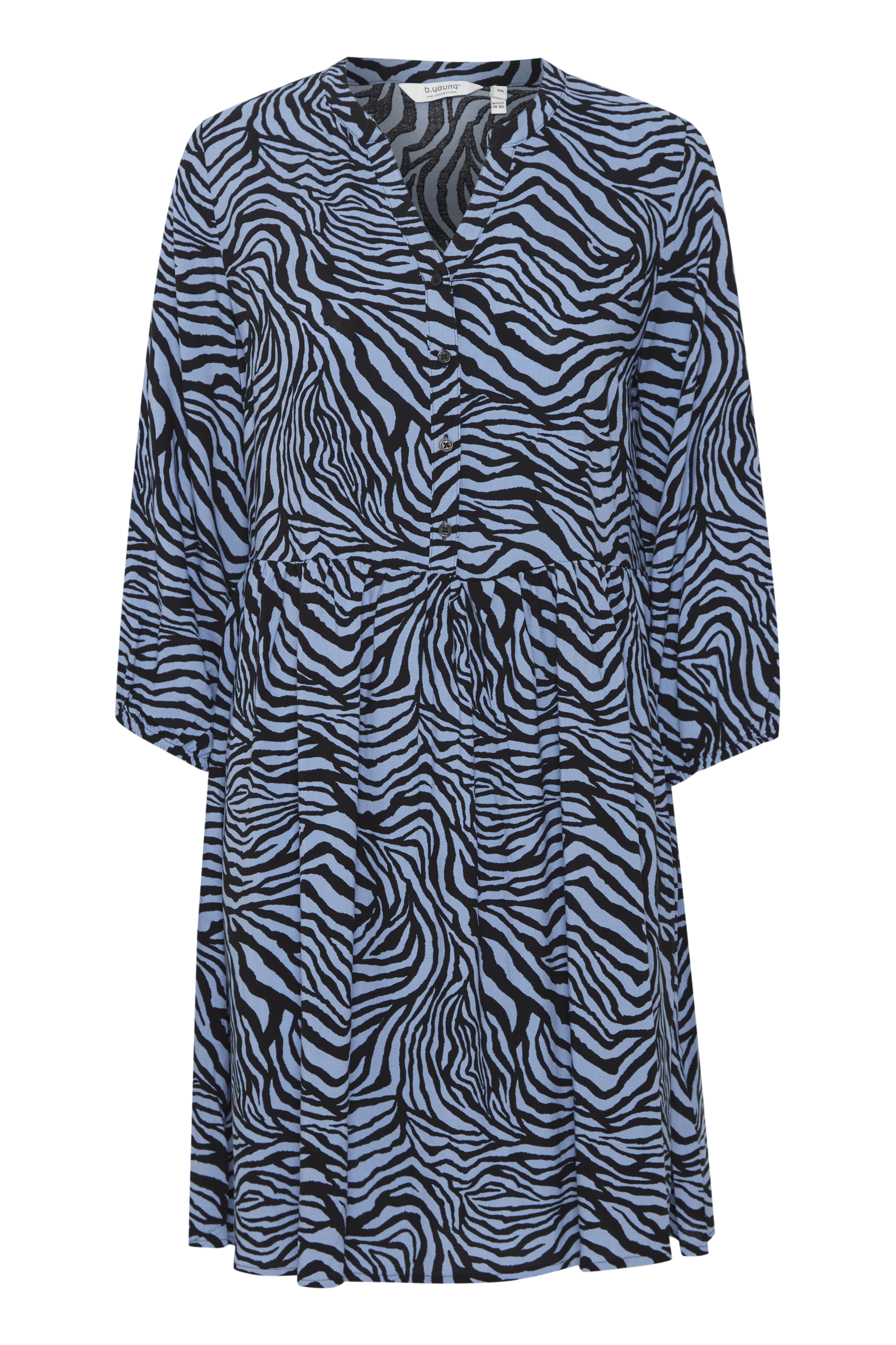 b.young BYMMJOELLA Jurk - Blauw - grootte 38 vor Vrouwen