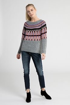 Lysegrå/rosa