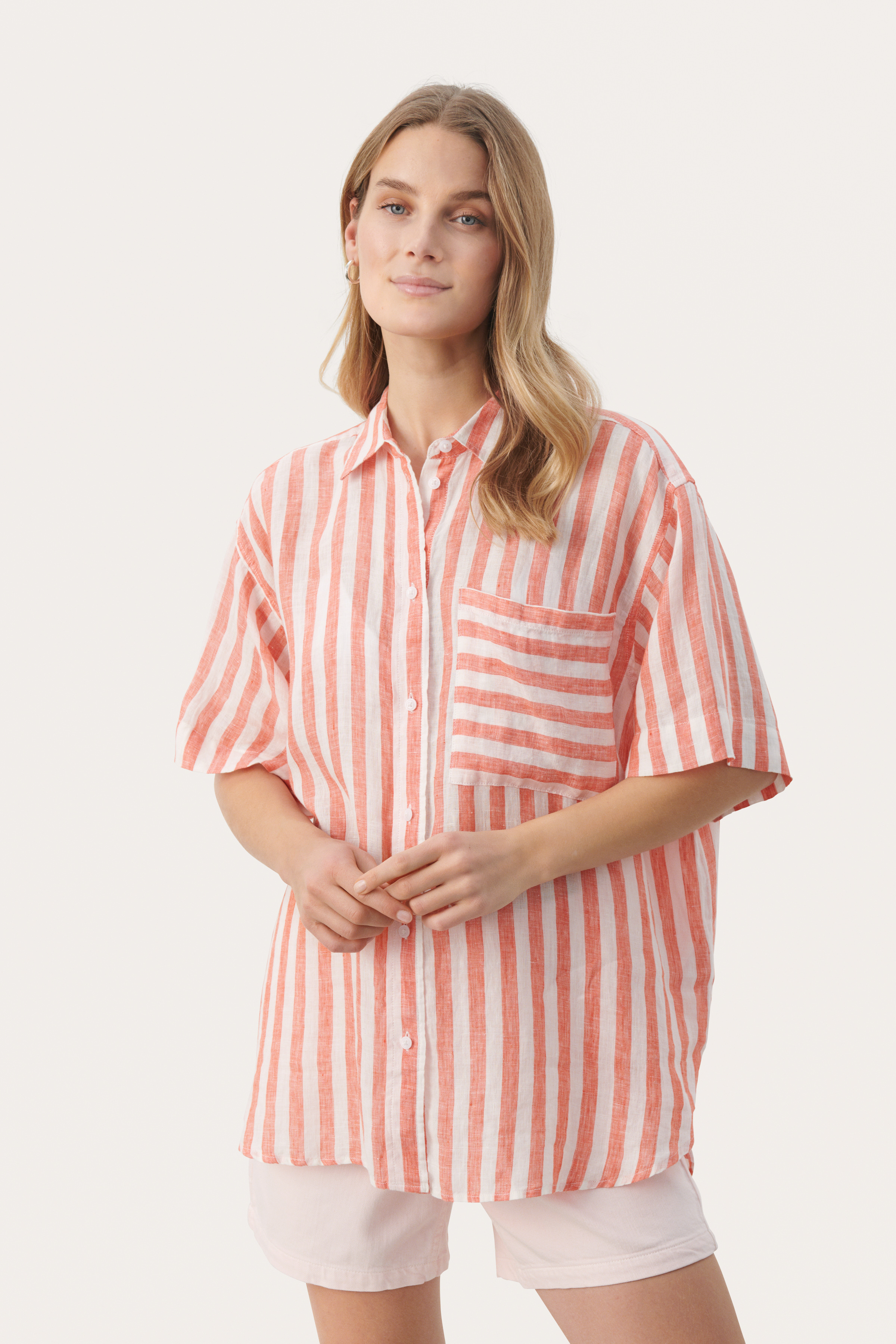Part Two GarinePW Overhemd - Rood - grootte 32 vor Vrouwen