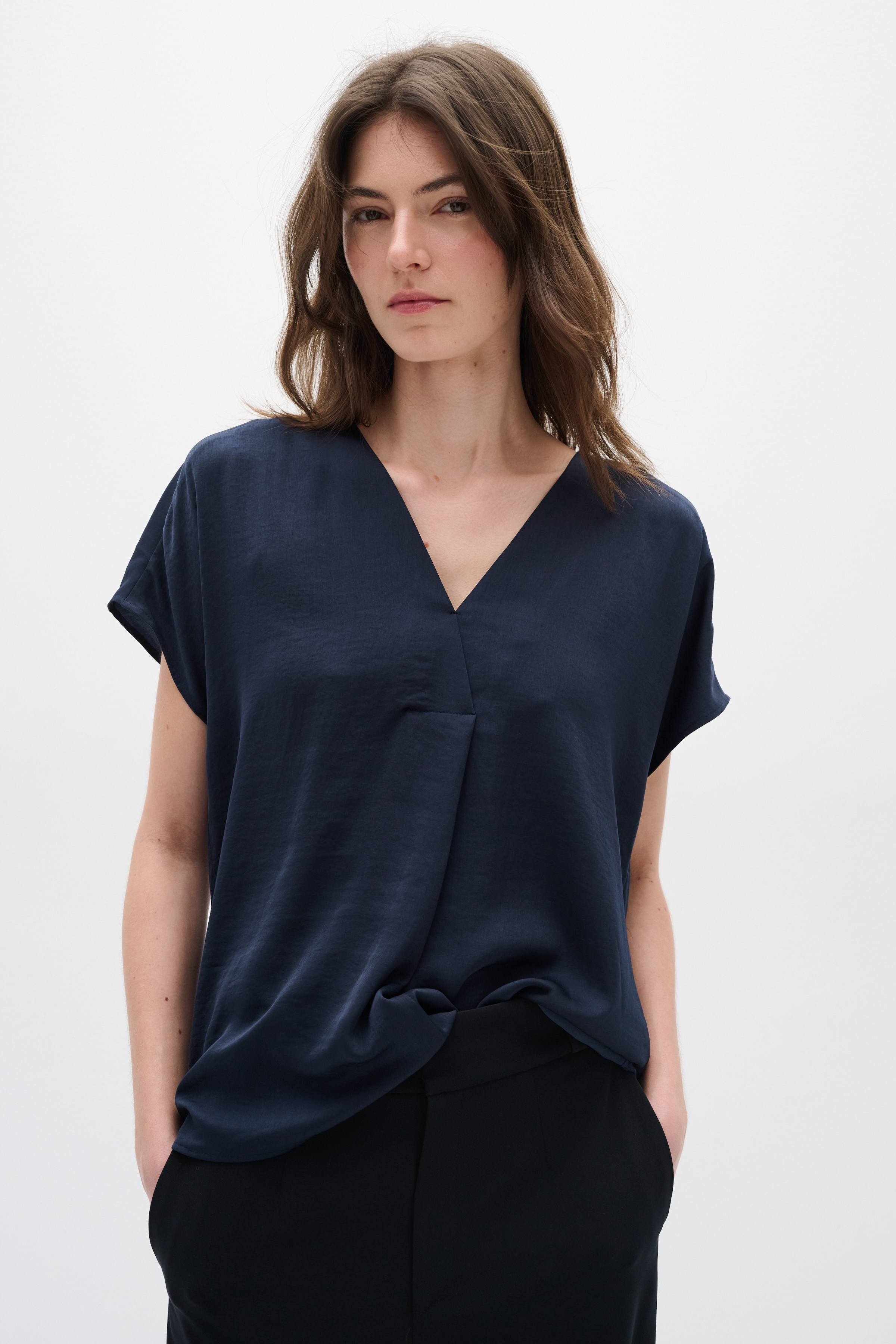 InWear RindaIW Blus - Blå - str 40 för Dam