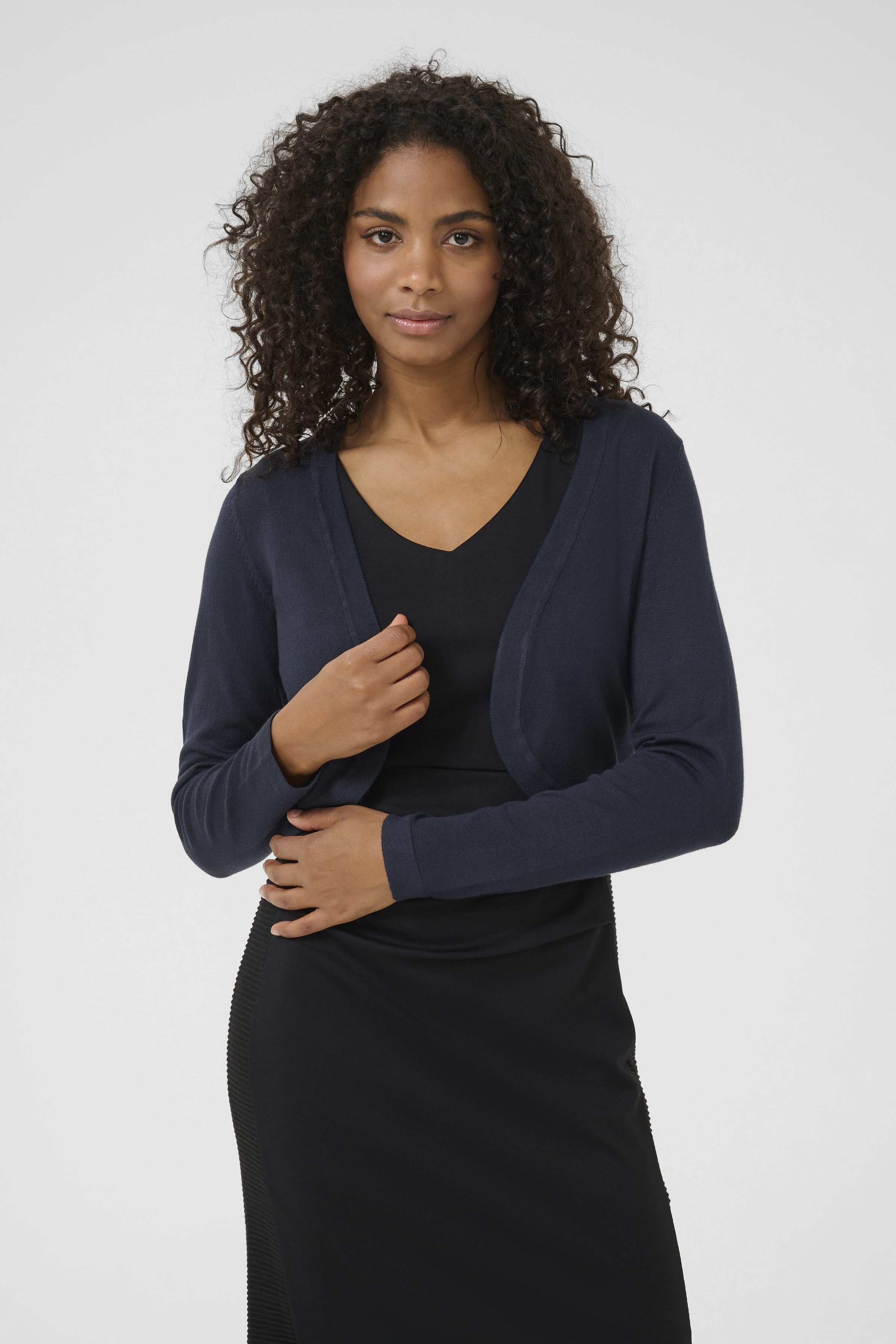 Kaffe Bolero - Blauw - grootte XS vor Vrouwen