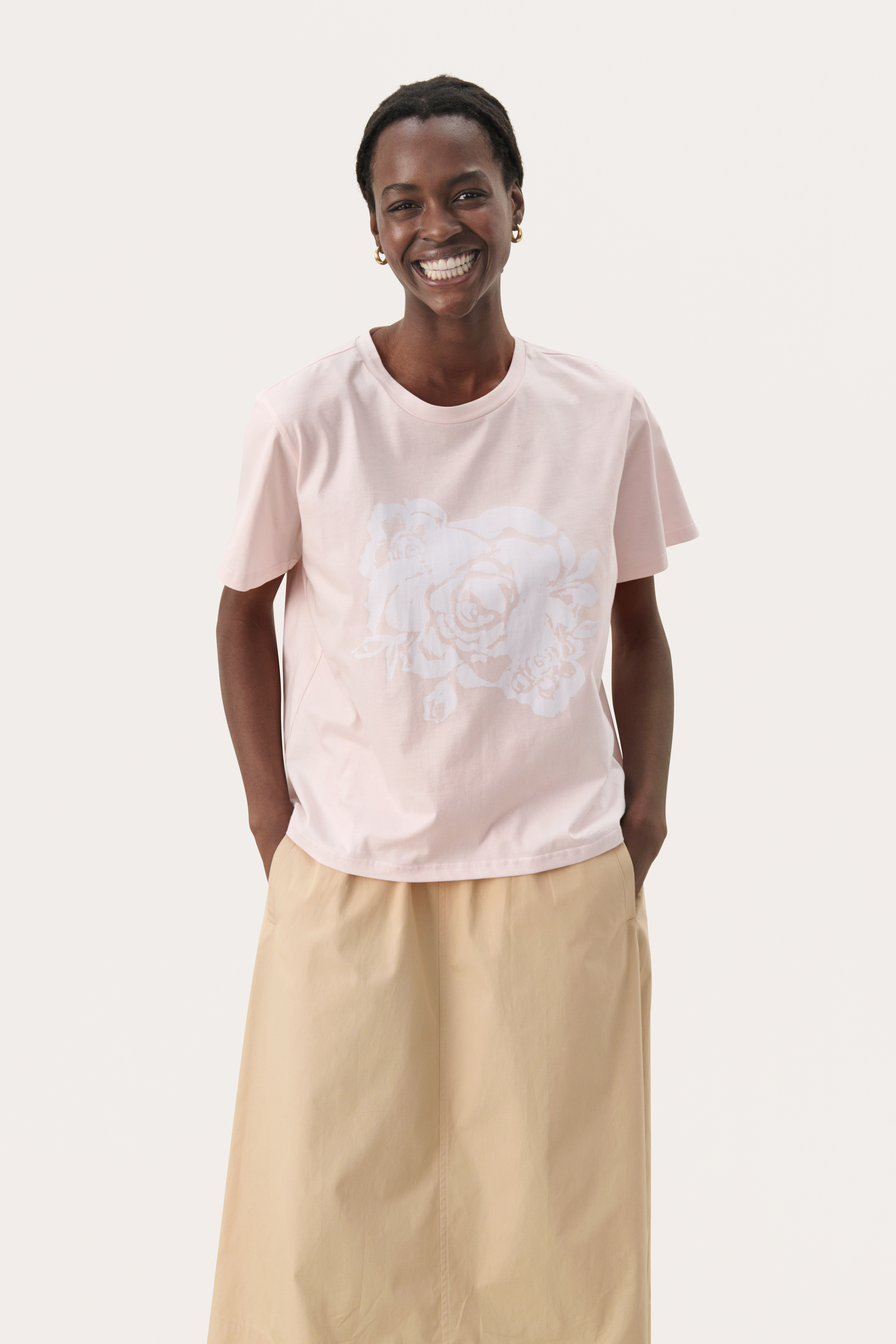 Part Two NahidPW T-shirt - Pink - str L för Dam
