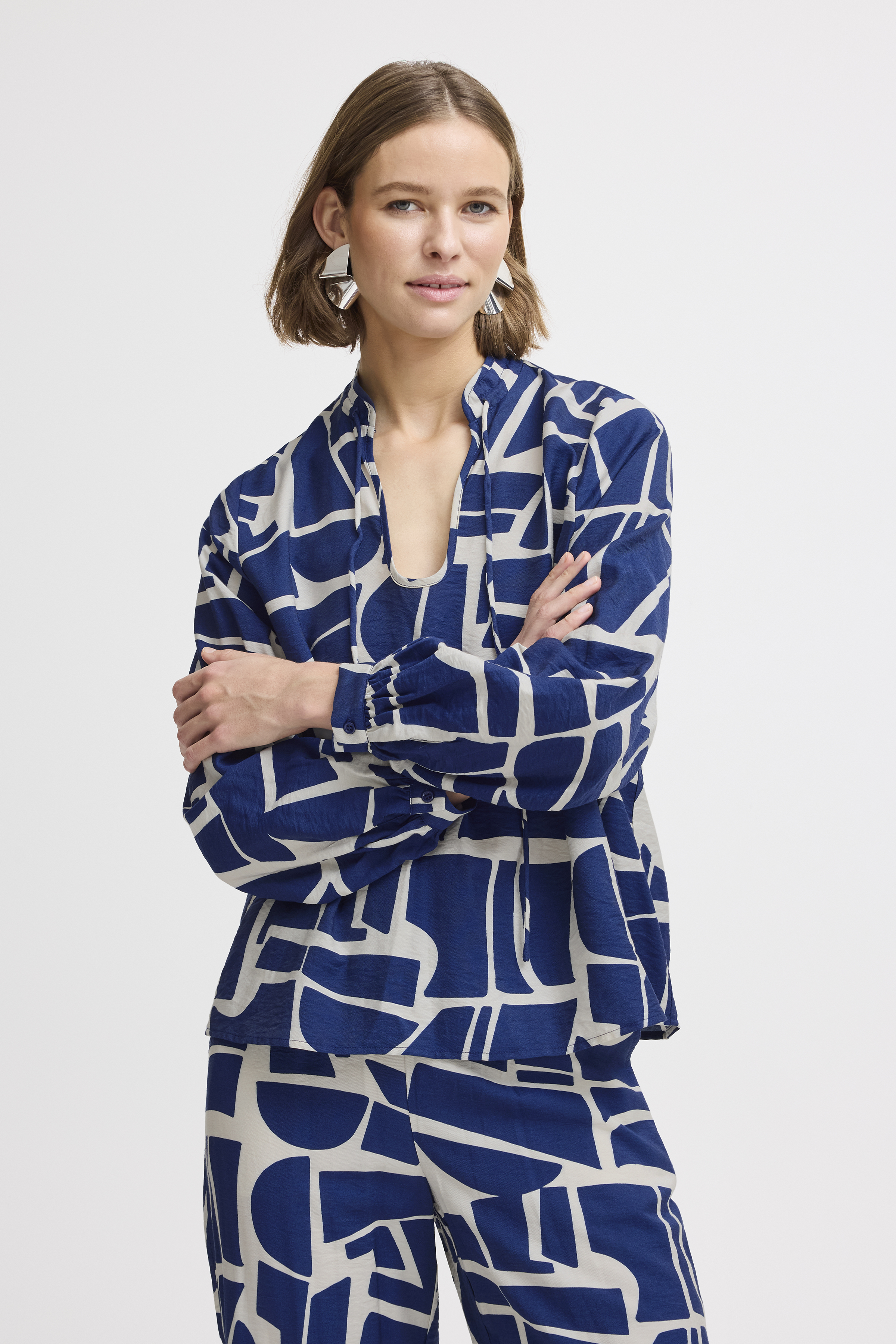 b.young BYIHAMMA Blouse - Multi color - grootte 40 vor Vrouwen
