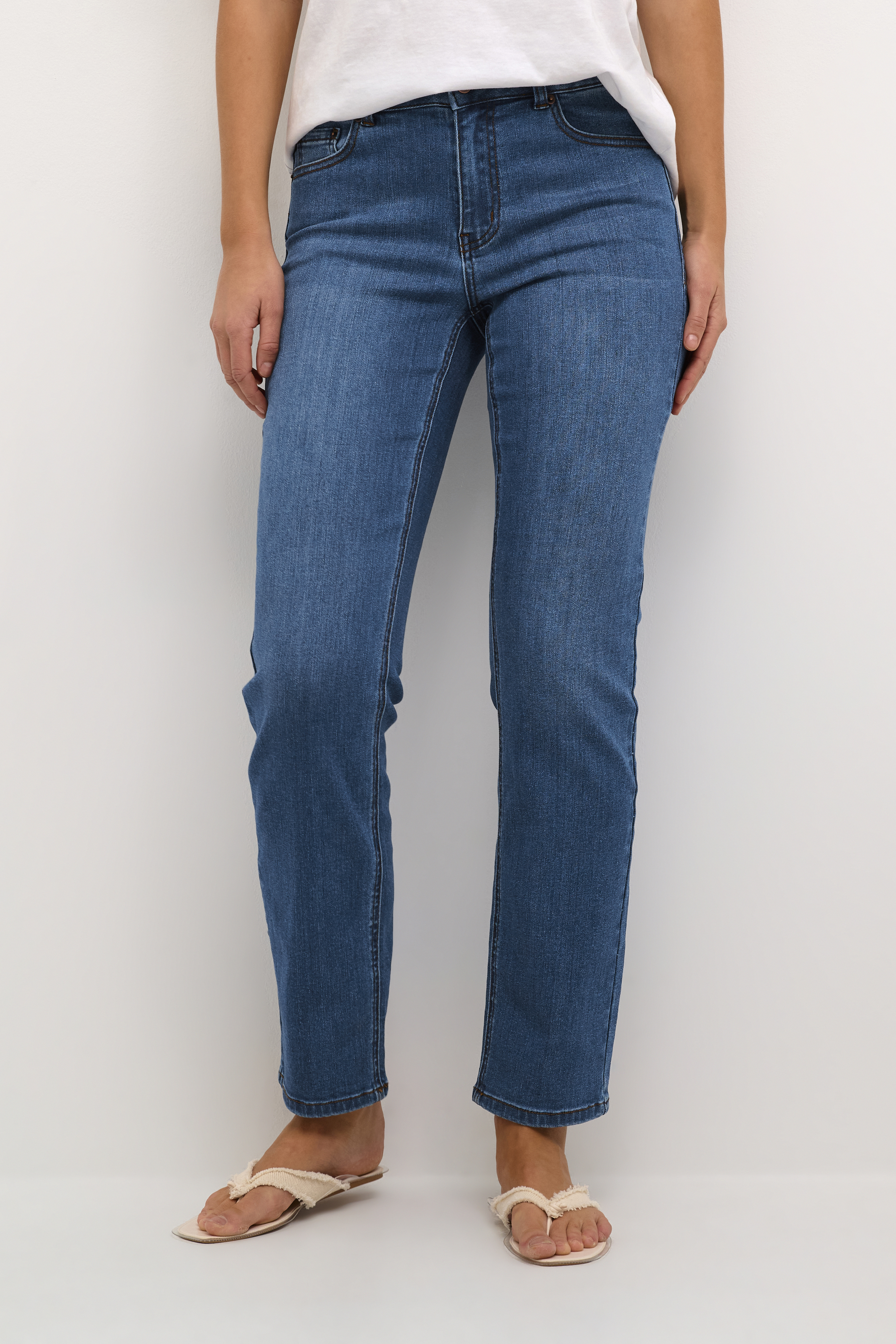 Kaffe KAsinem Jeans - Blå - str 34 för Dam