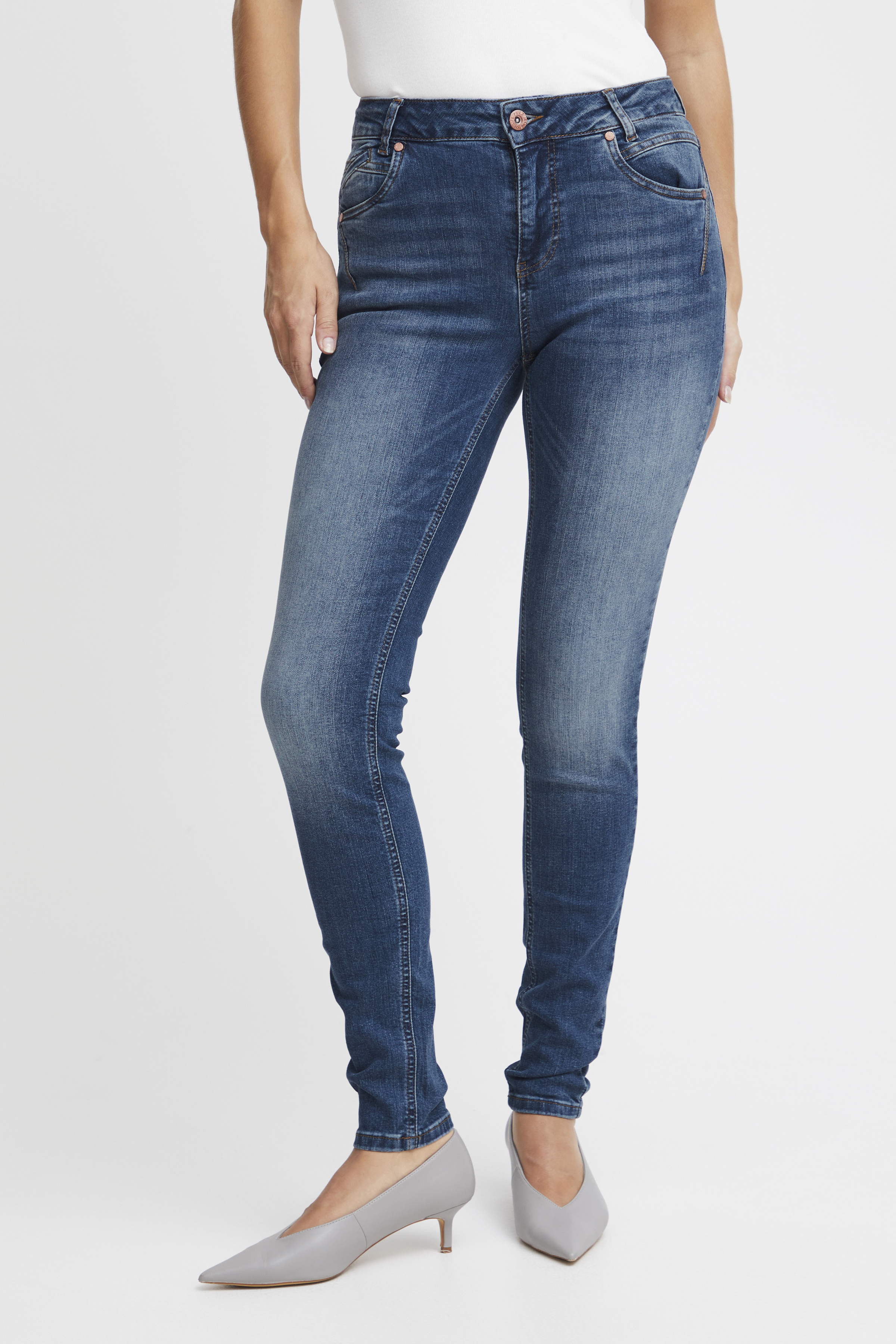 Pulz Jeans PZCARMEN HW Jeans Skinny - Blauw - grootte 25/30 vor Vrouwen
