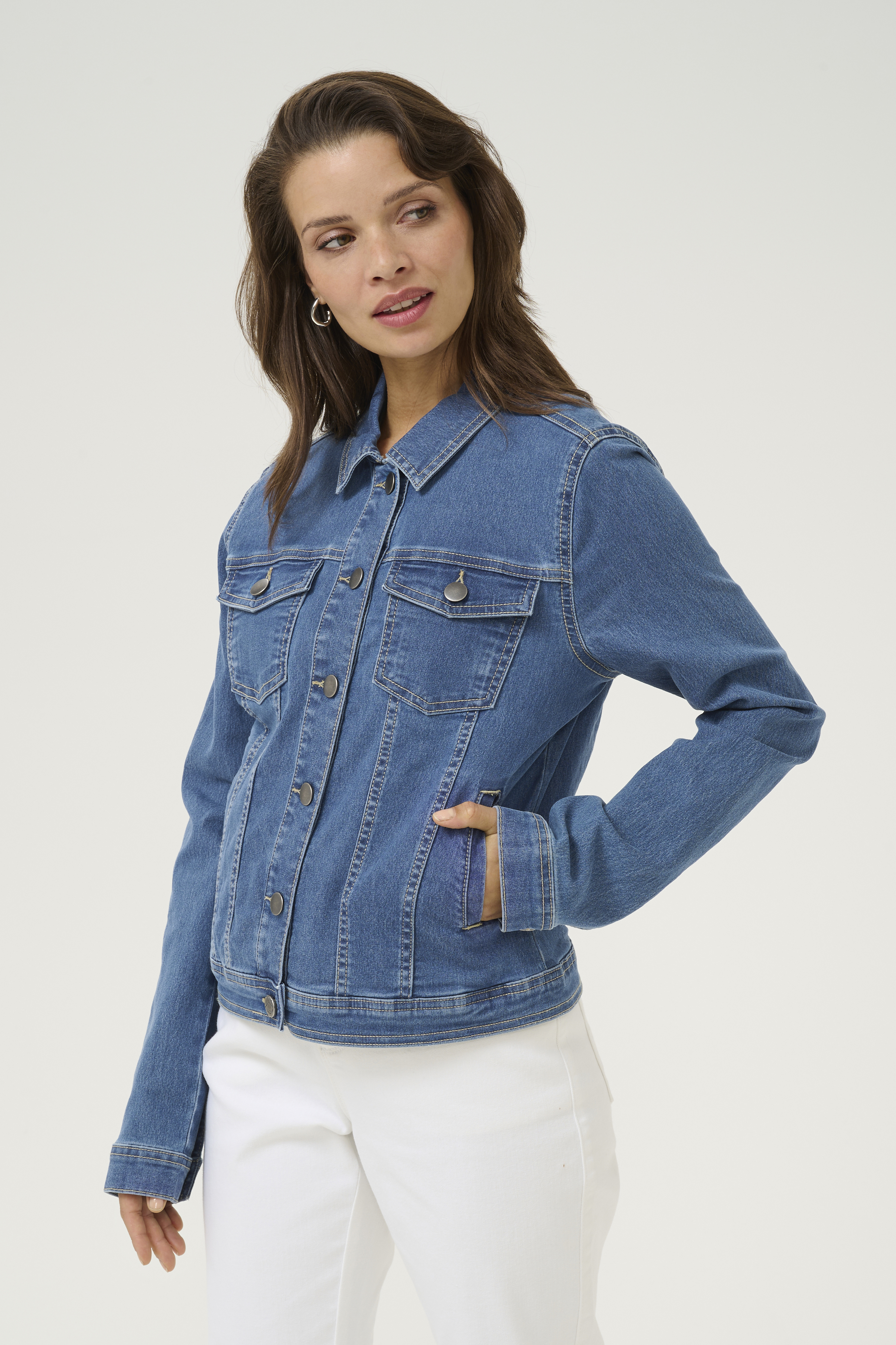 Kaffe KAvicky Causal jas - Blauw - grootte 34 vor Vrouwen