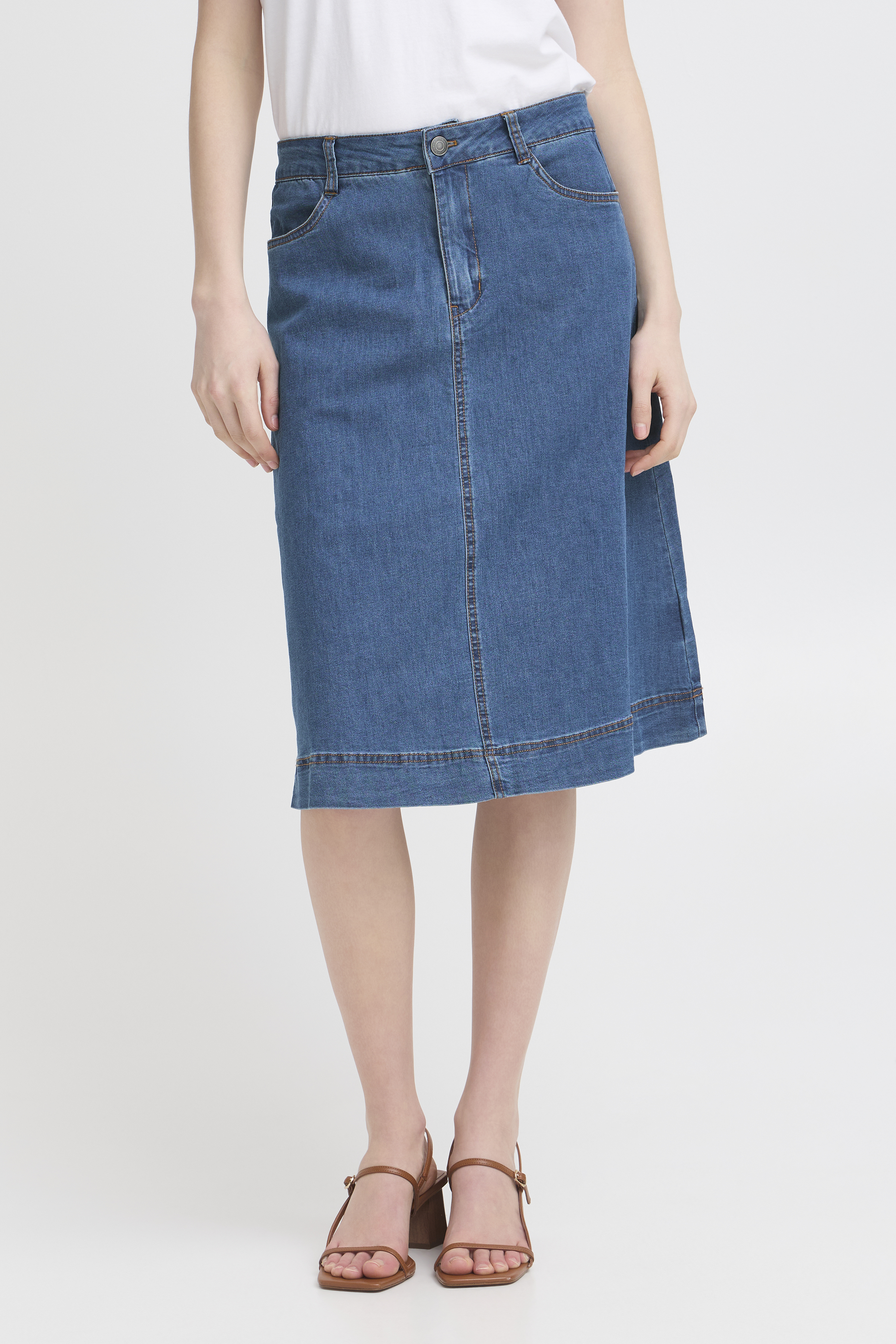 Fransa FRCHICAGO Rok - Blauw - grootte 34 vor Vrouwen